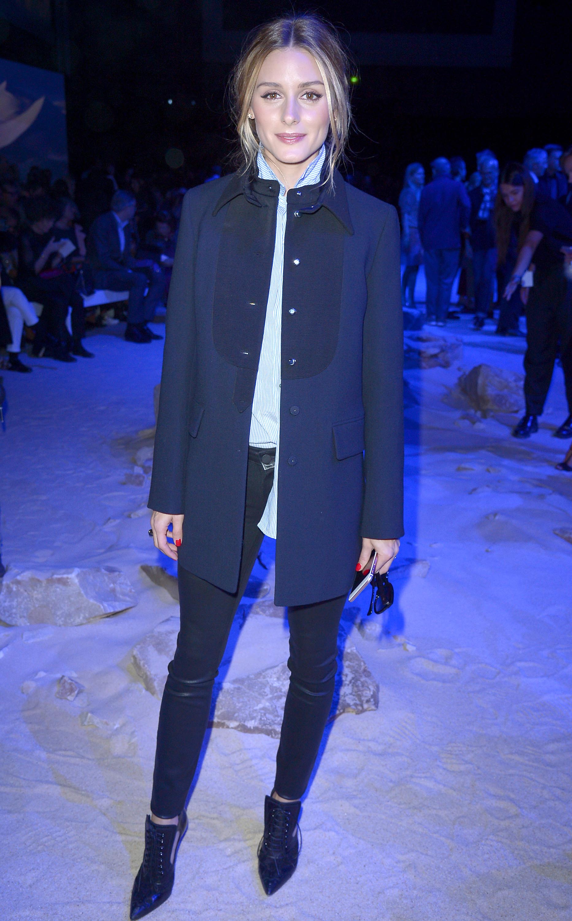 Olivia Palermo at the Moncler Gamme Rouge show