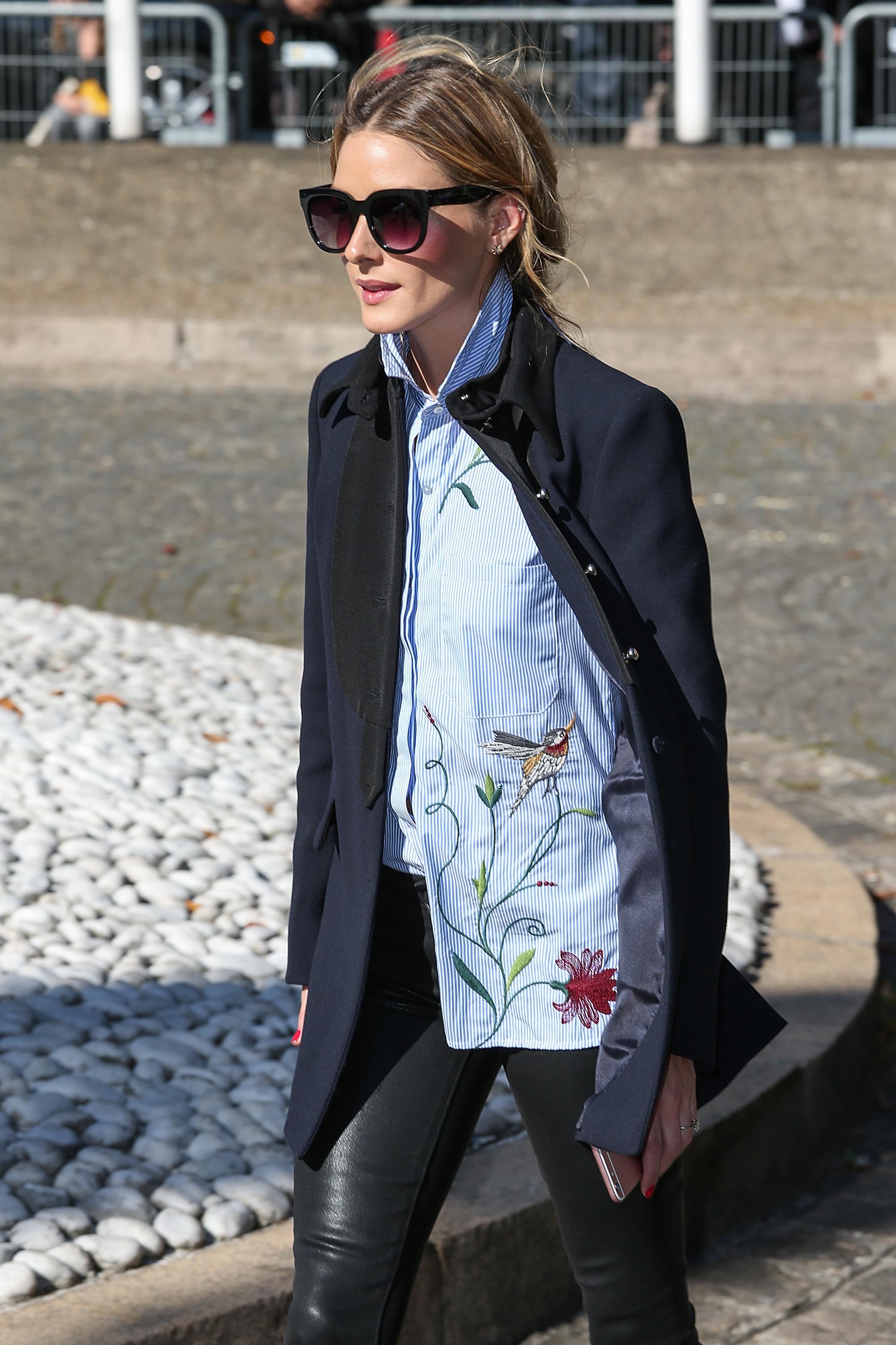 Olivia Palermo at the Moncler Gamme Rouge show