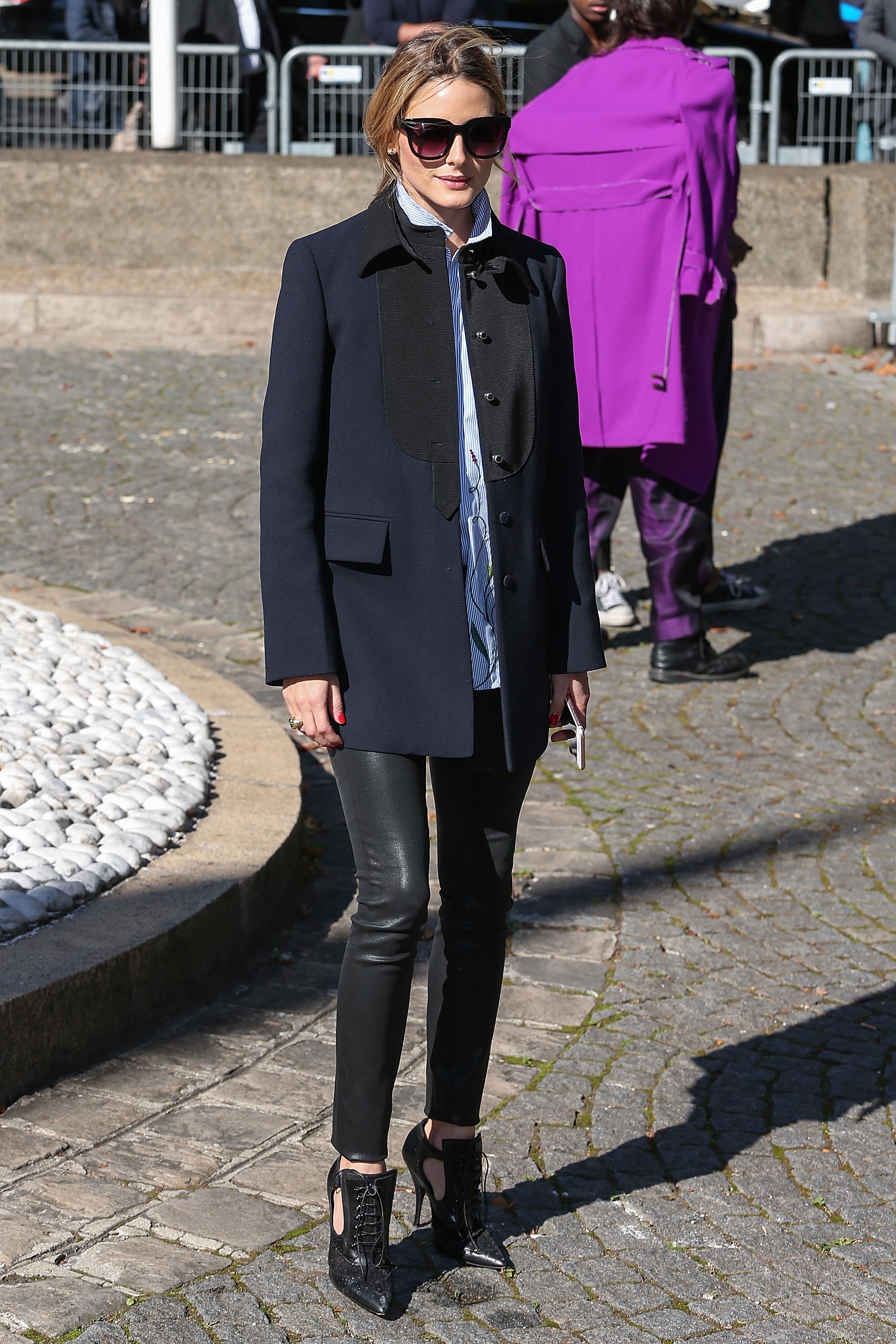 Olivia Palermo at the Moncler Gamme Rouge show