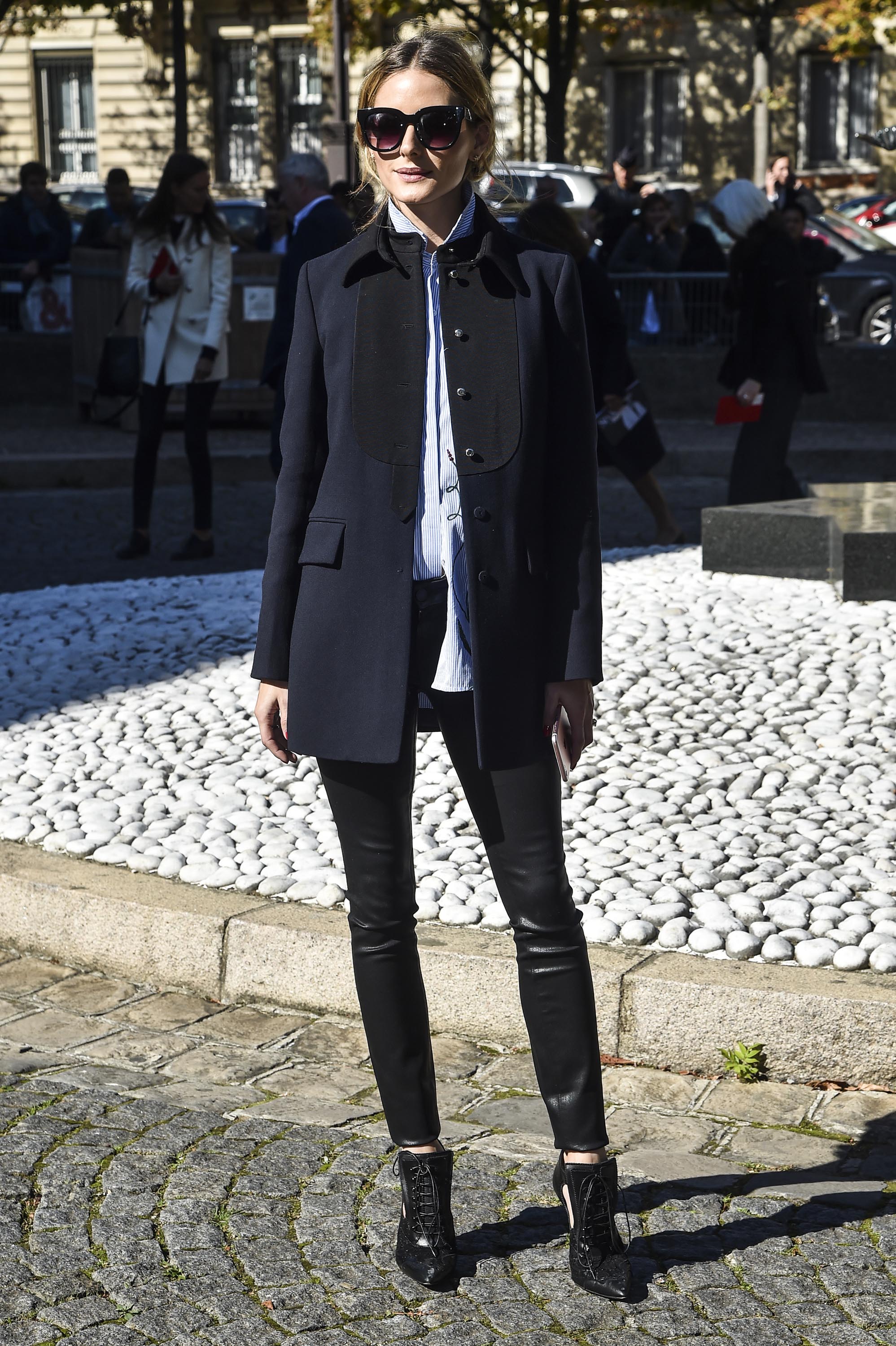 Olivia Palermo at the Moncler Gamme Rouge show