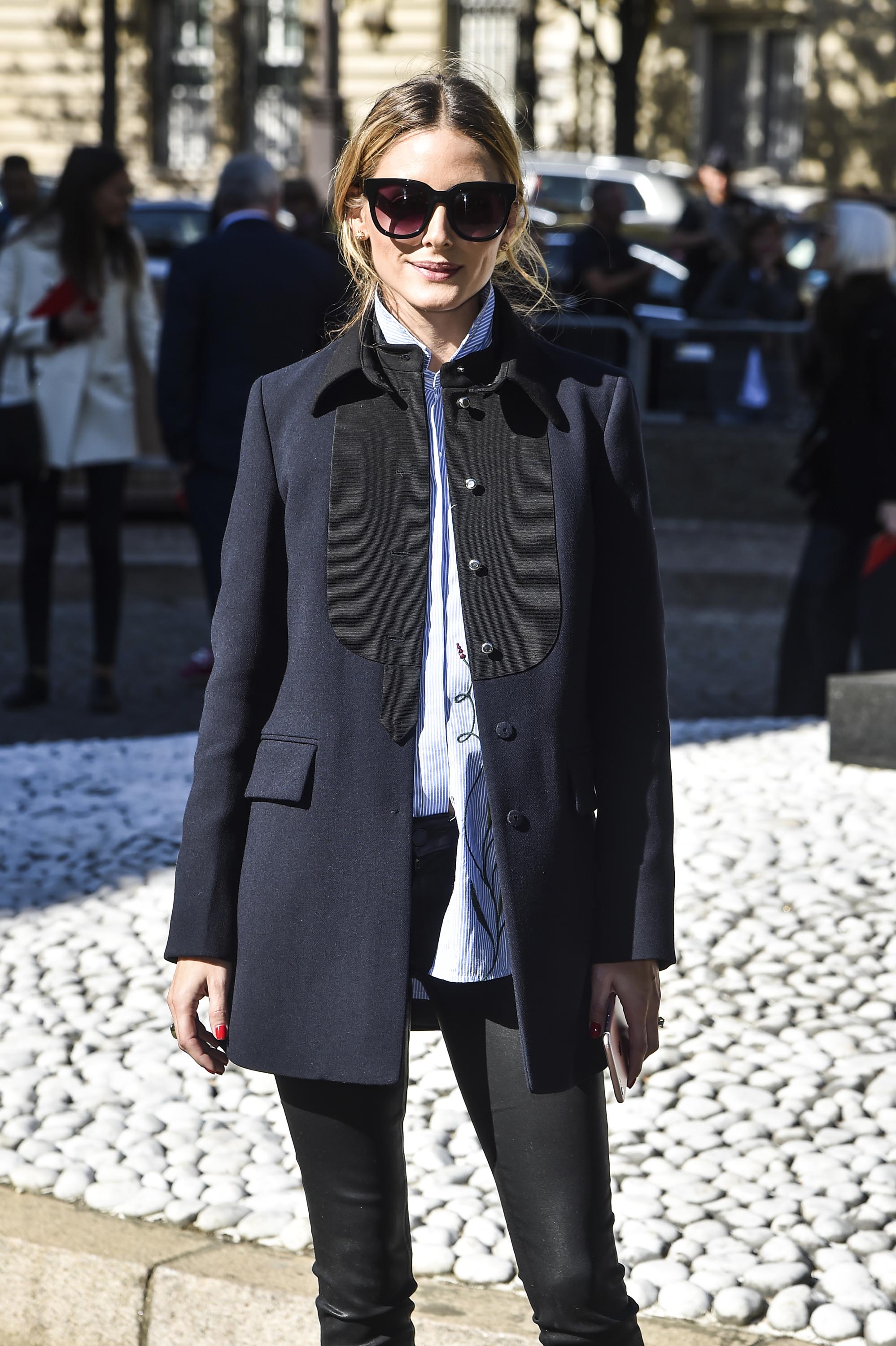 Olivia Palermo at the Moncler Gamme Rouge show