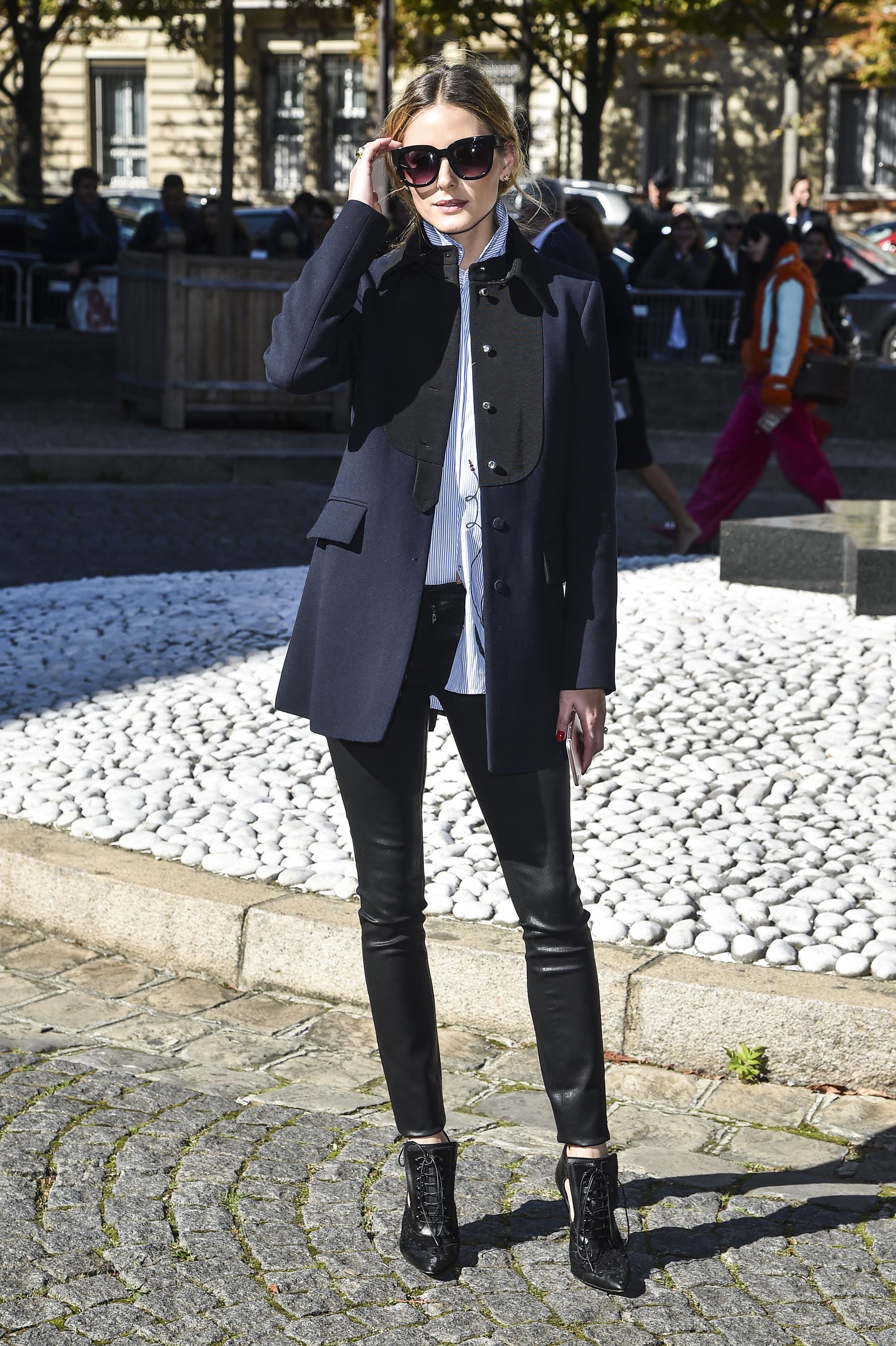 Olivia Palermo at the Moncler Gamme Rouge show