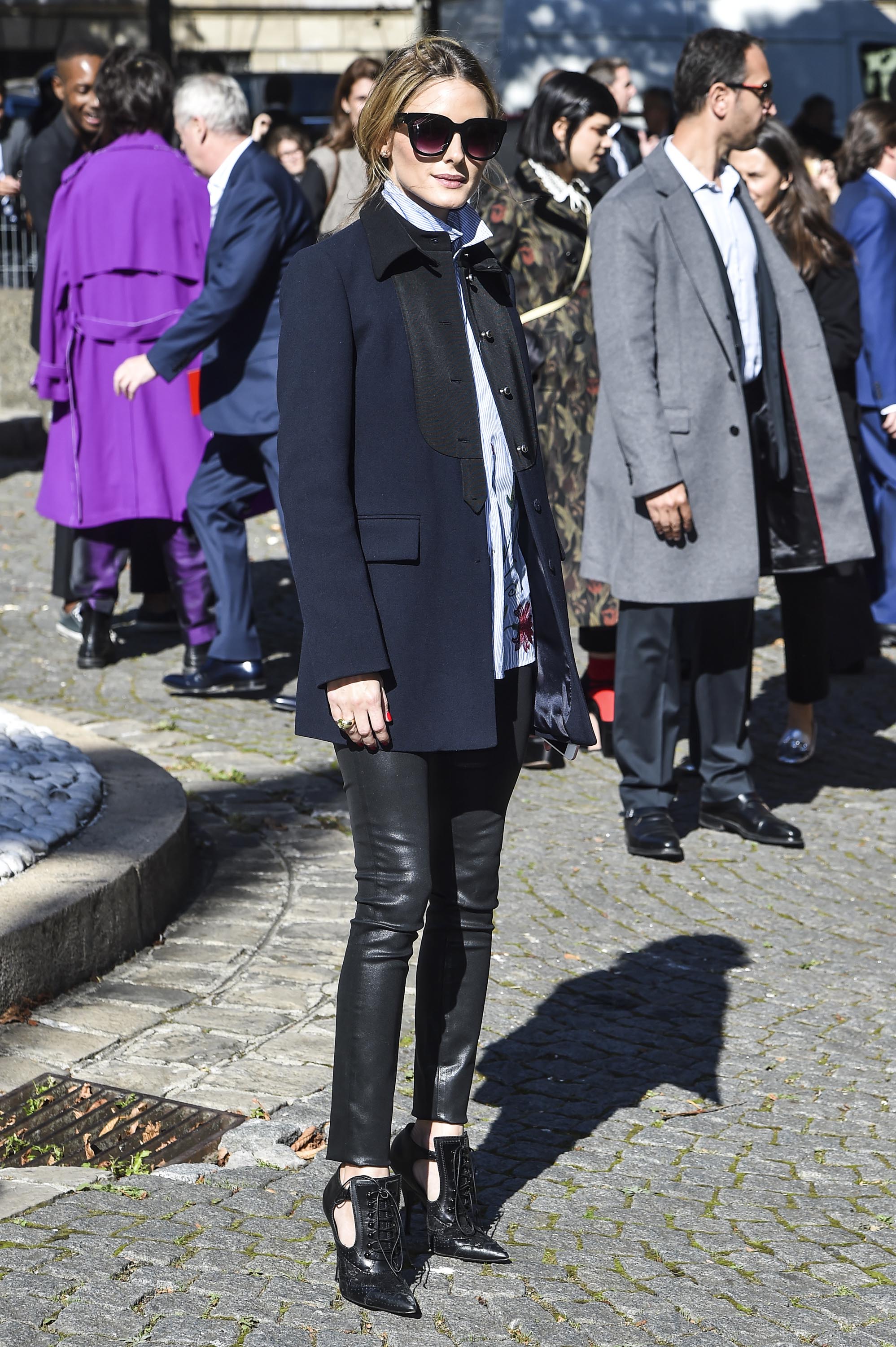 Olivia Palermo at the Moncler Gamme Rouge show