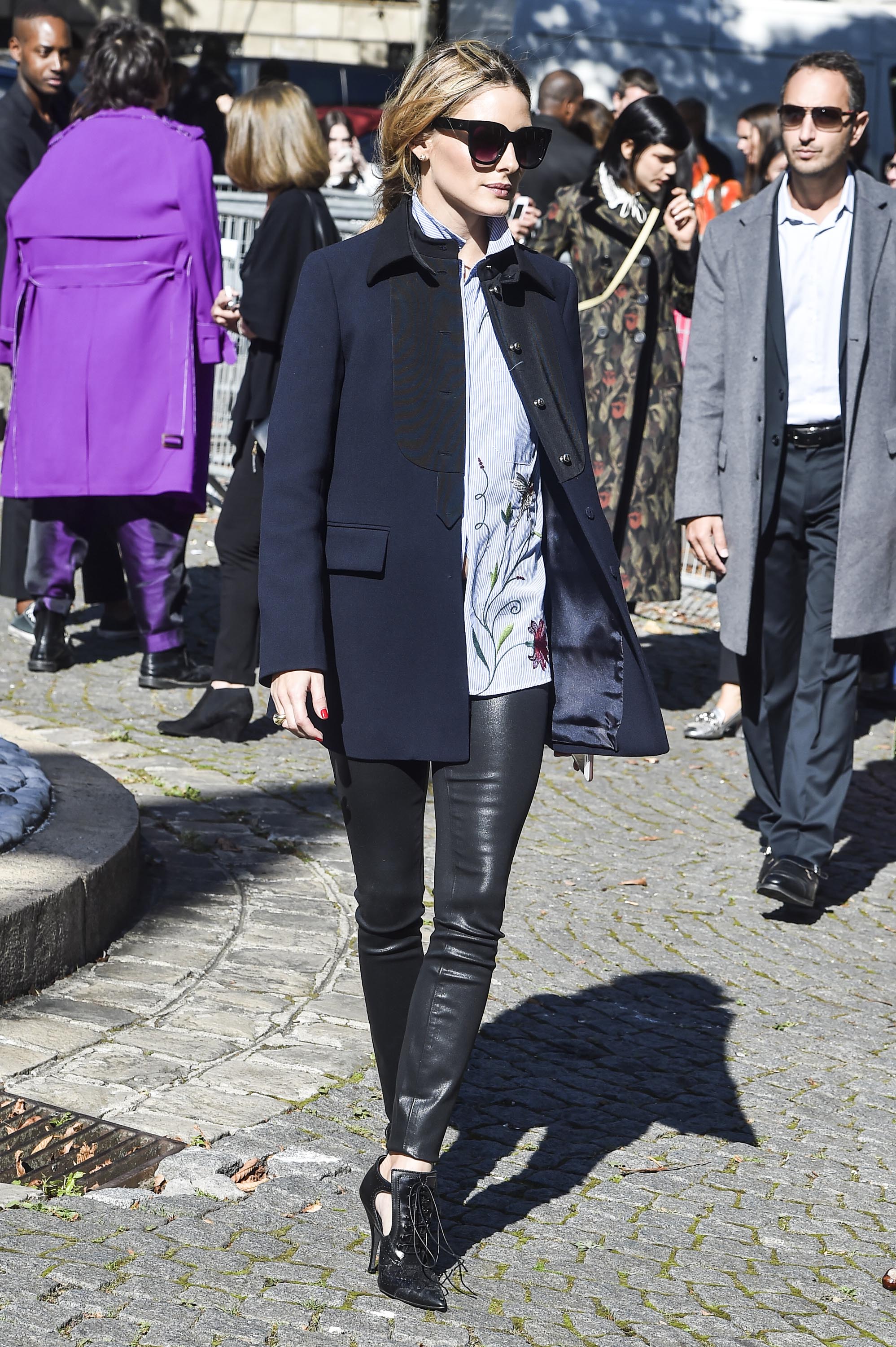 Olivia Palermo at the Moncler Gamme Rouge show