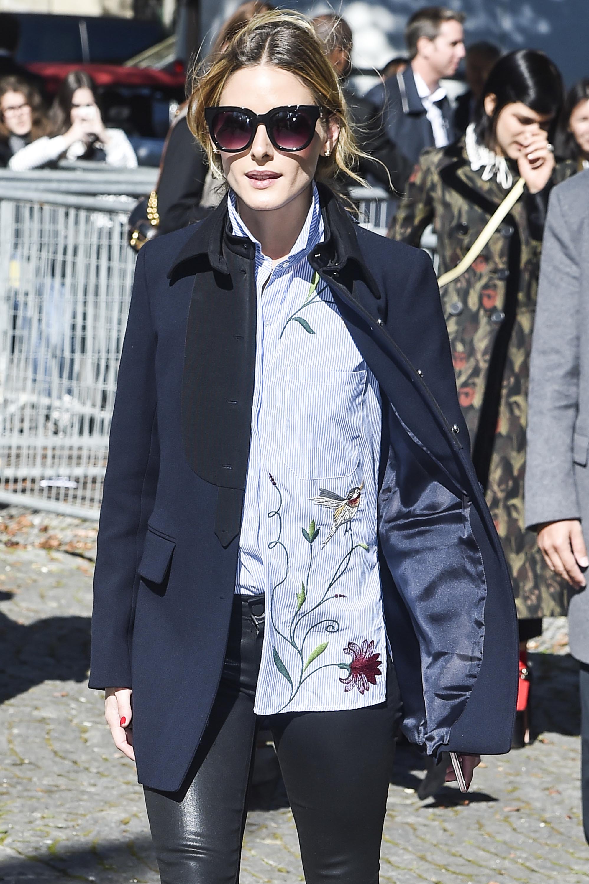 Olivia Palermo at the Moncler Gamme Rouge show