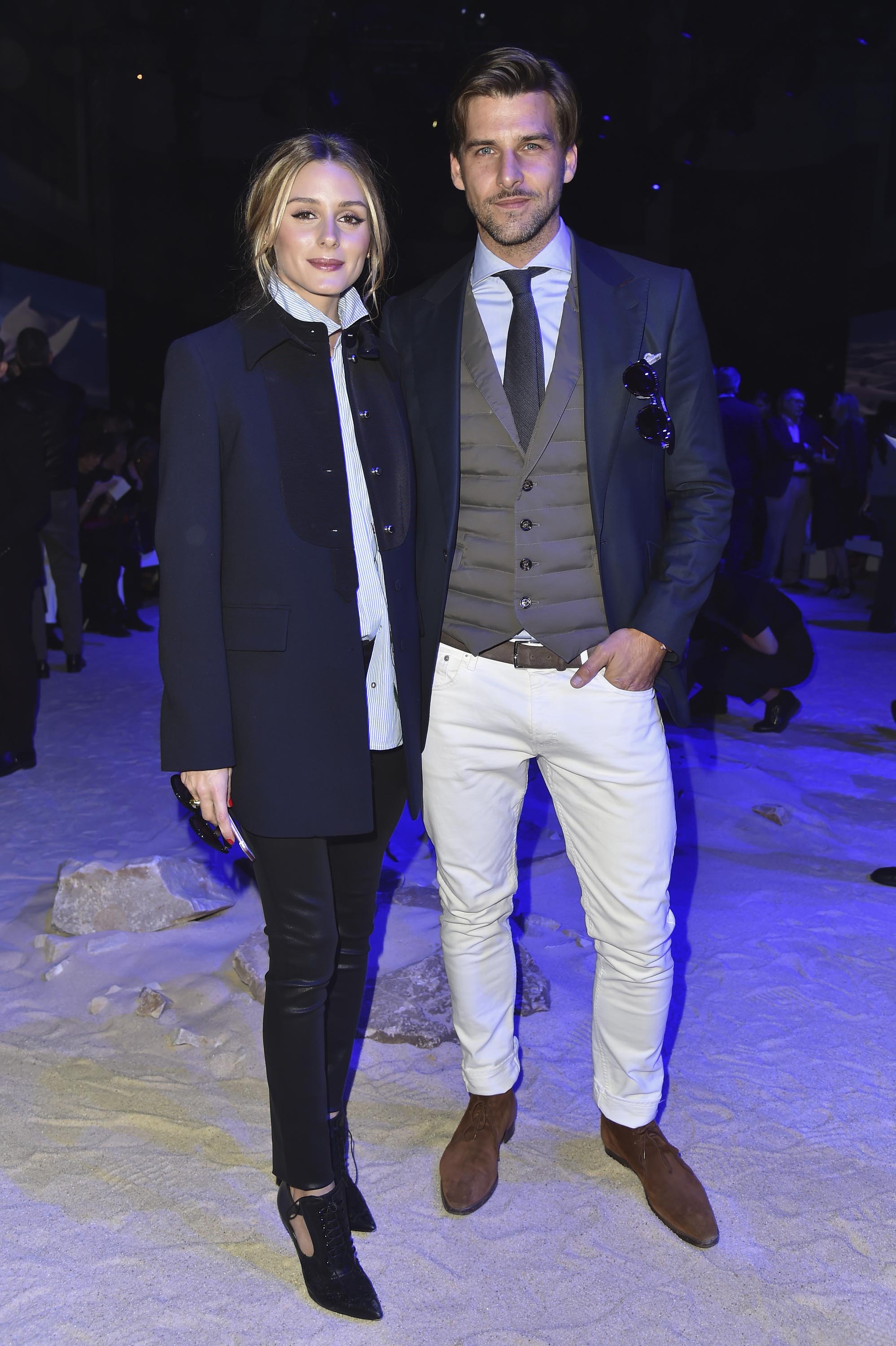 Olivia Palermo at the Moncler Gamme Rouge show