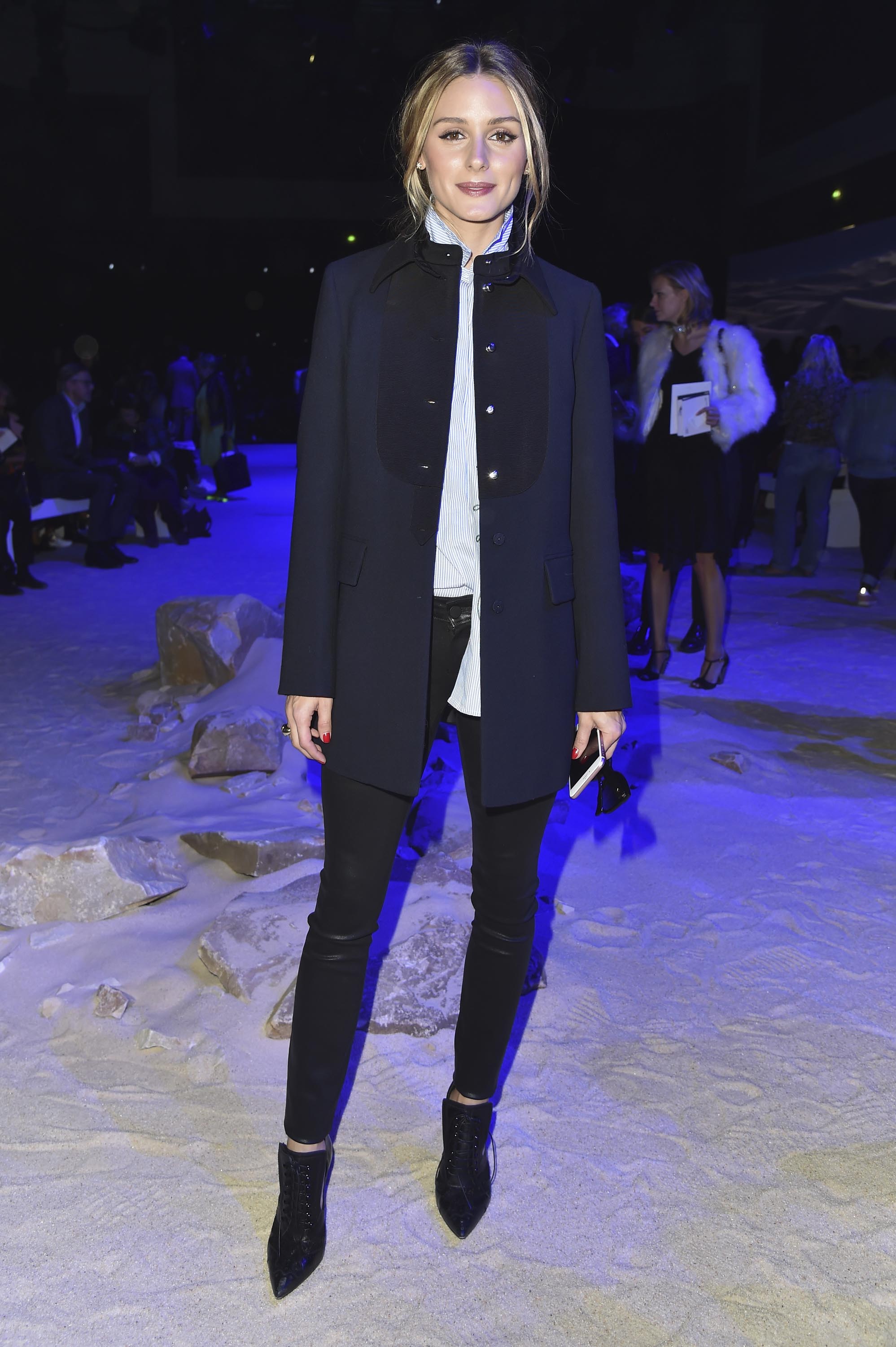 Olivia Palermo at the Moncler Gamme Rouge show