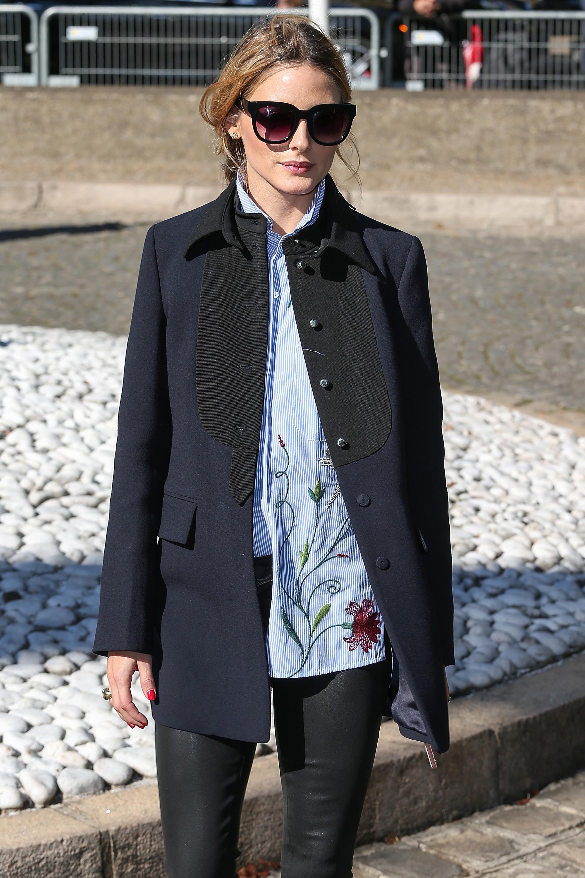 Olivia Palermo at the Moncler Gamme Rouge show