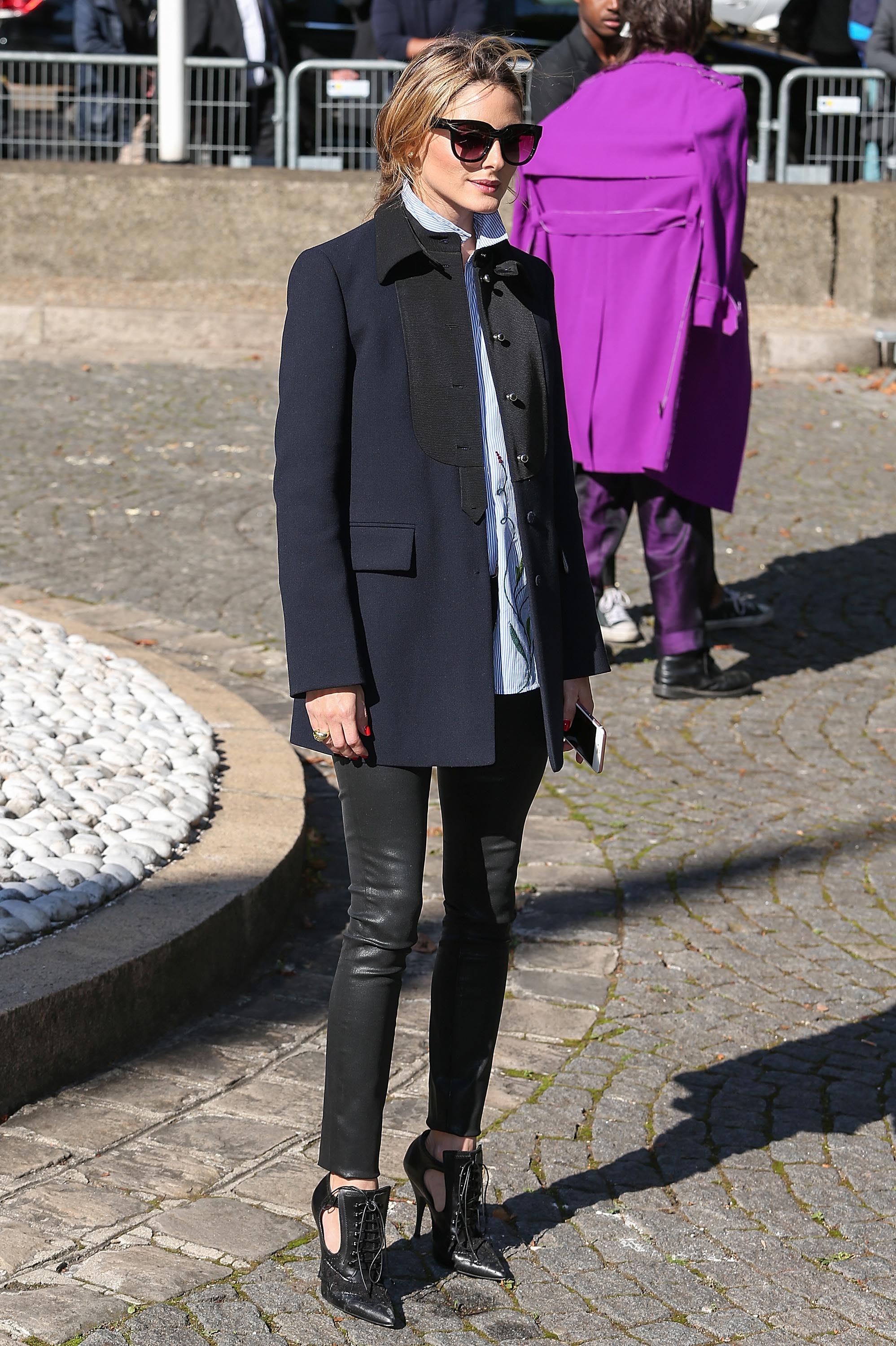 Olivia Palermo at the Moncler Gamme Rouge show