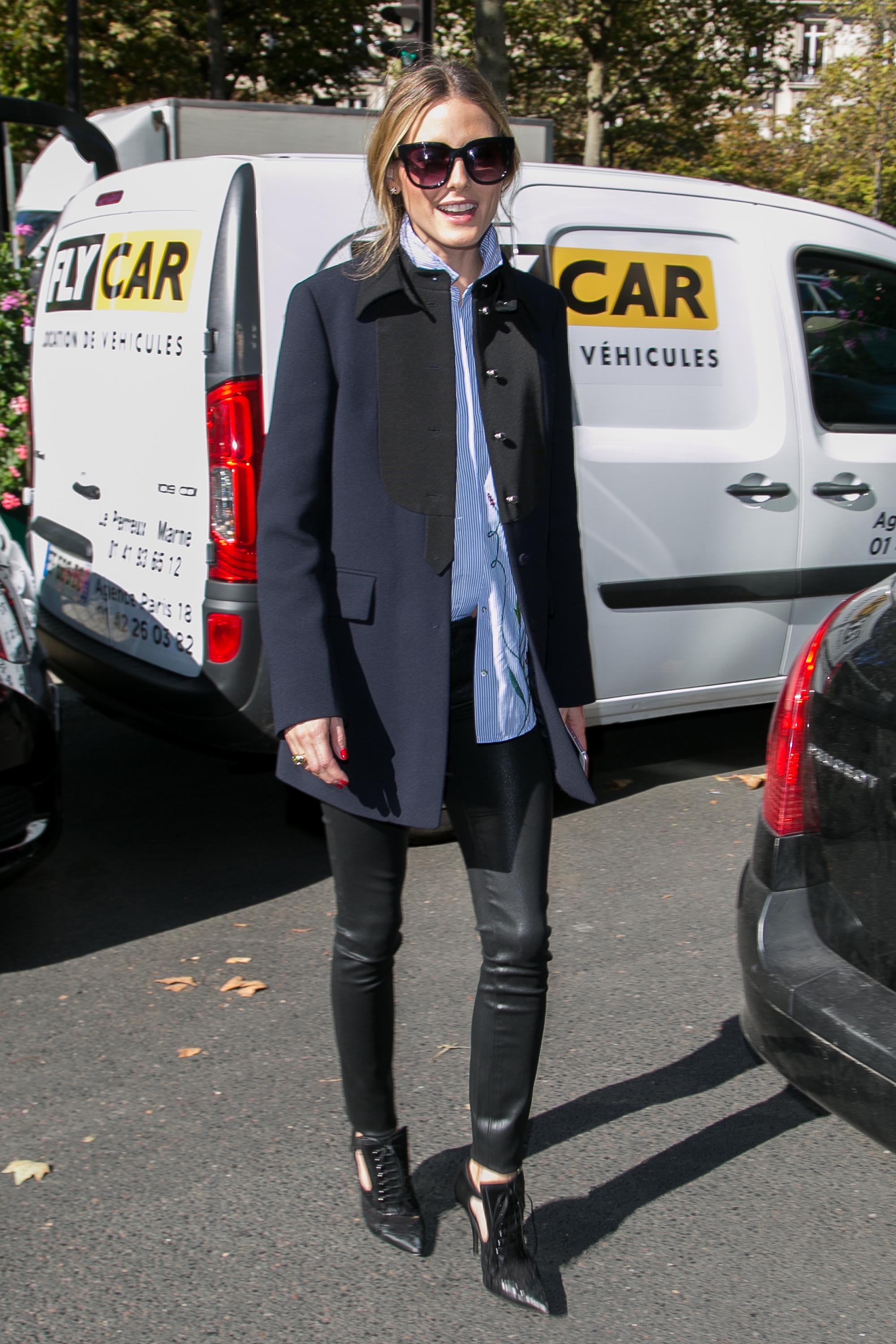 Olivia Palermo at the Moncler Gamme Rouge show