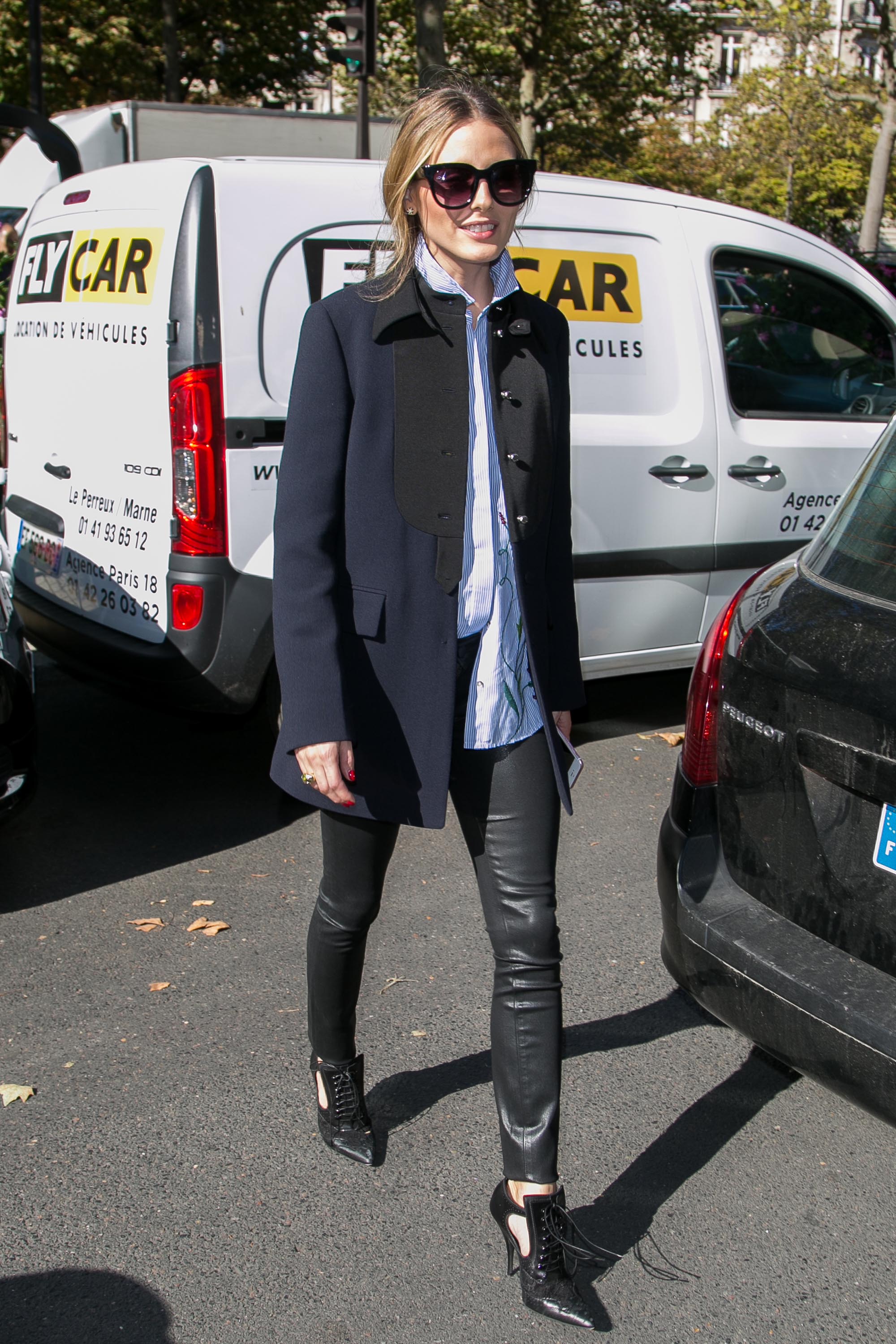 Olivia Palermo at the Moncler Gamme Rouge show