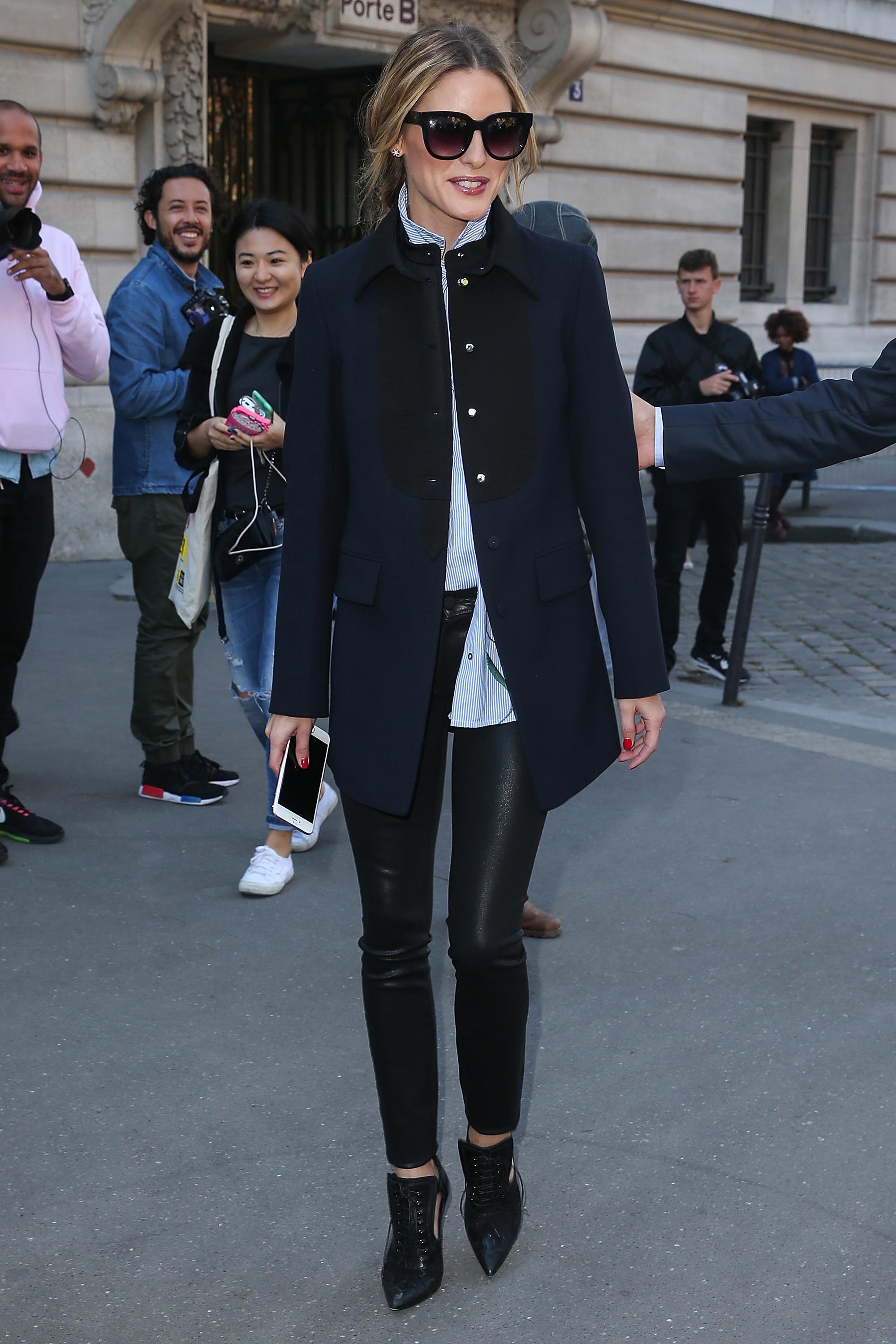 Olivia Palermo at the Moncler Gamme Rouge show