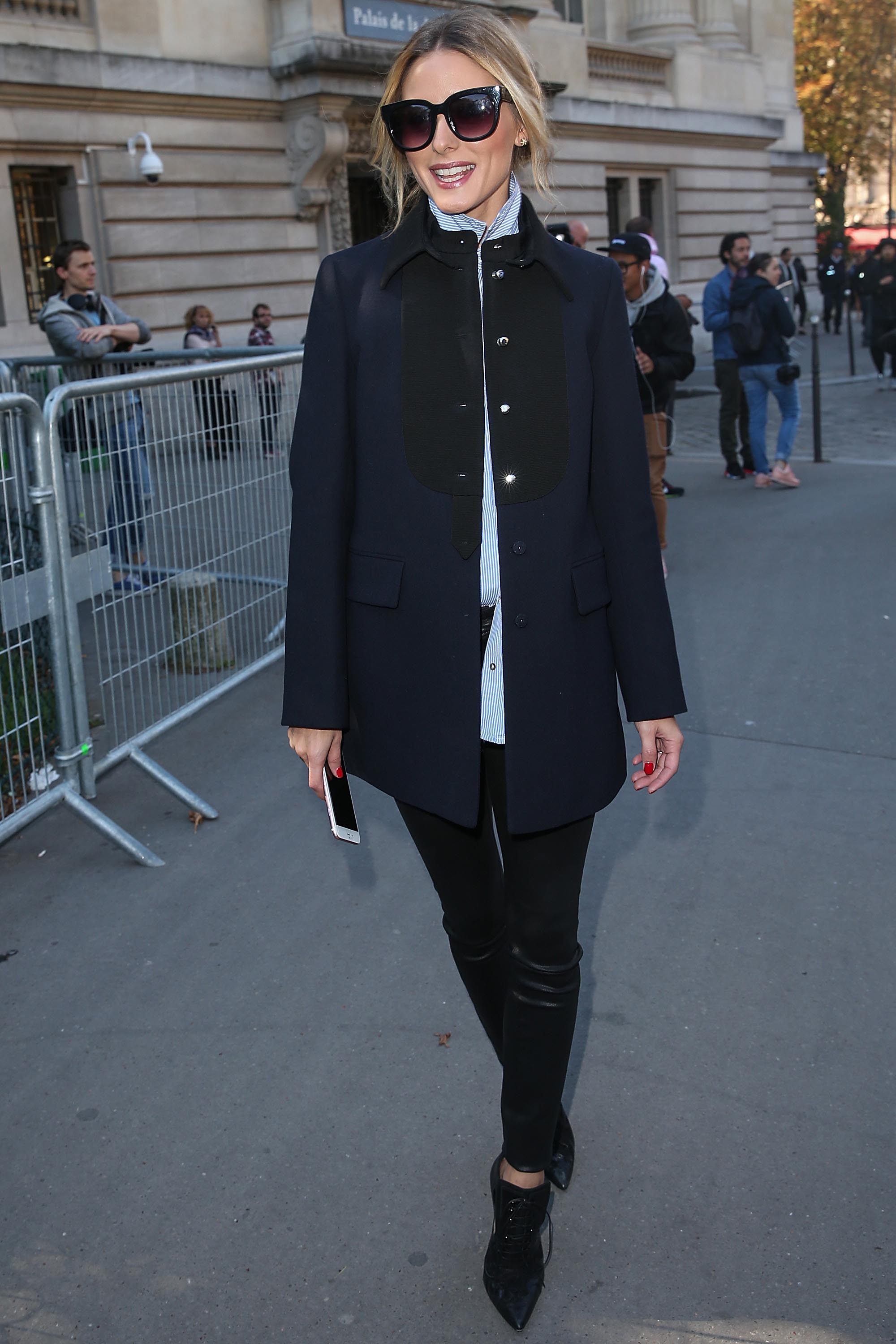 Olivia Palermo at the Moncler Gamme Rouge show