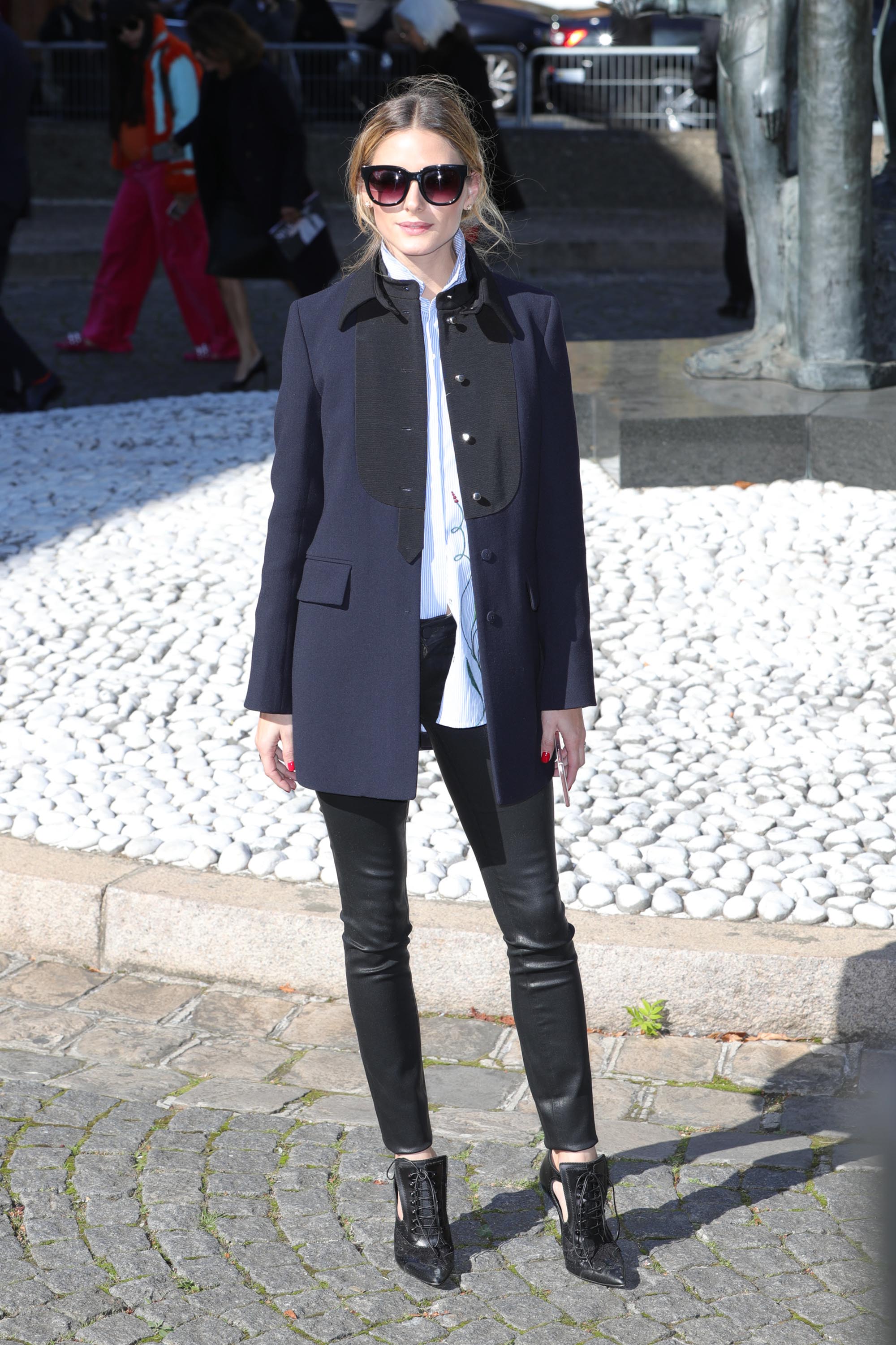 Olivia Palermo at the Moncler Gamme Rouge show