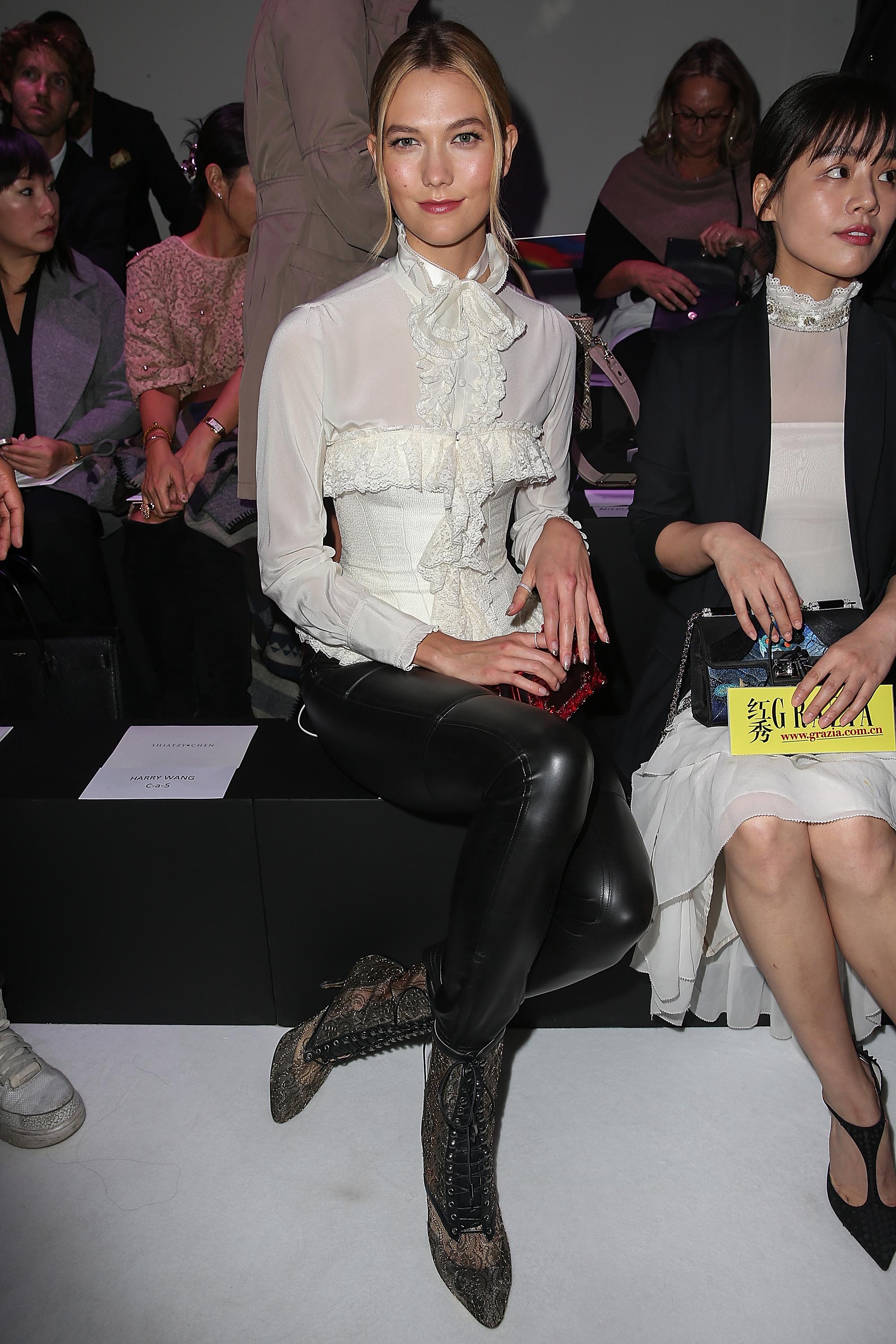 Karlie Kloss attends the Shiatzy Chen show