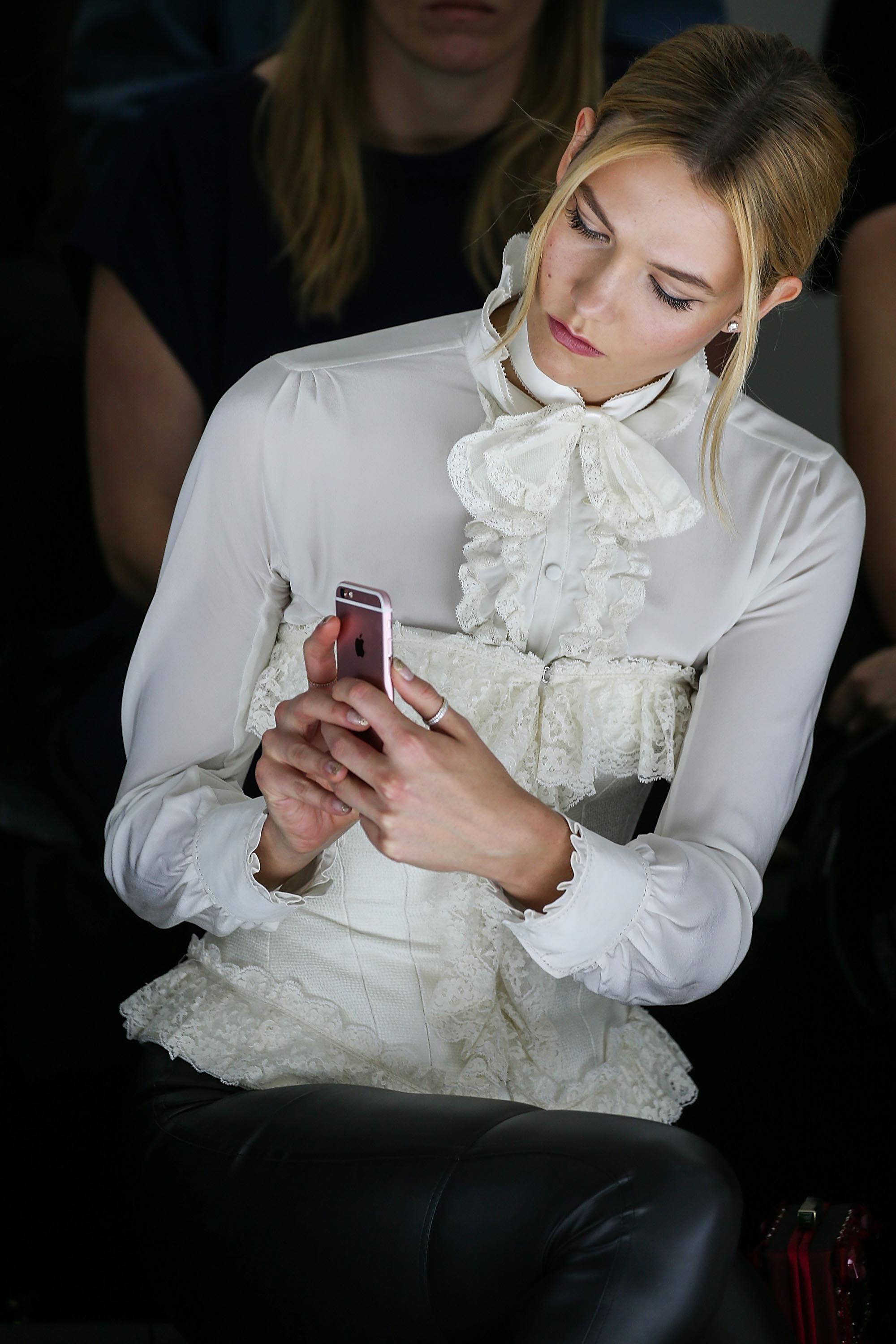 Karlie Kloss attends the Shiatzy Chen show