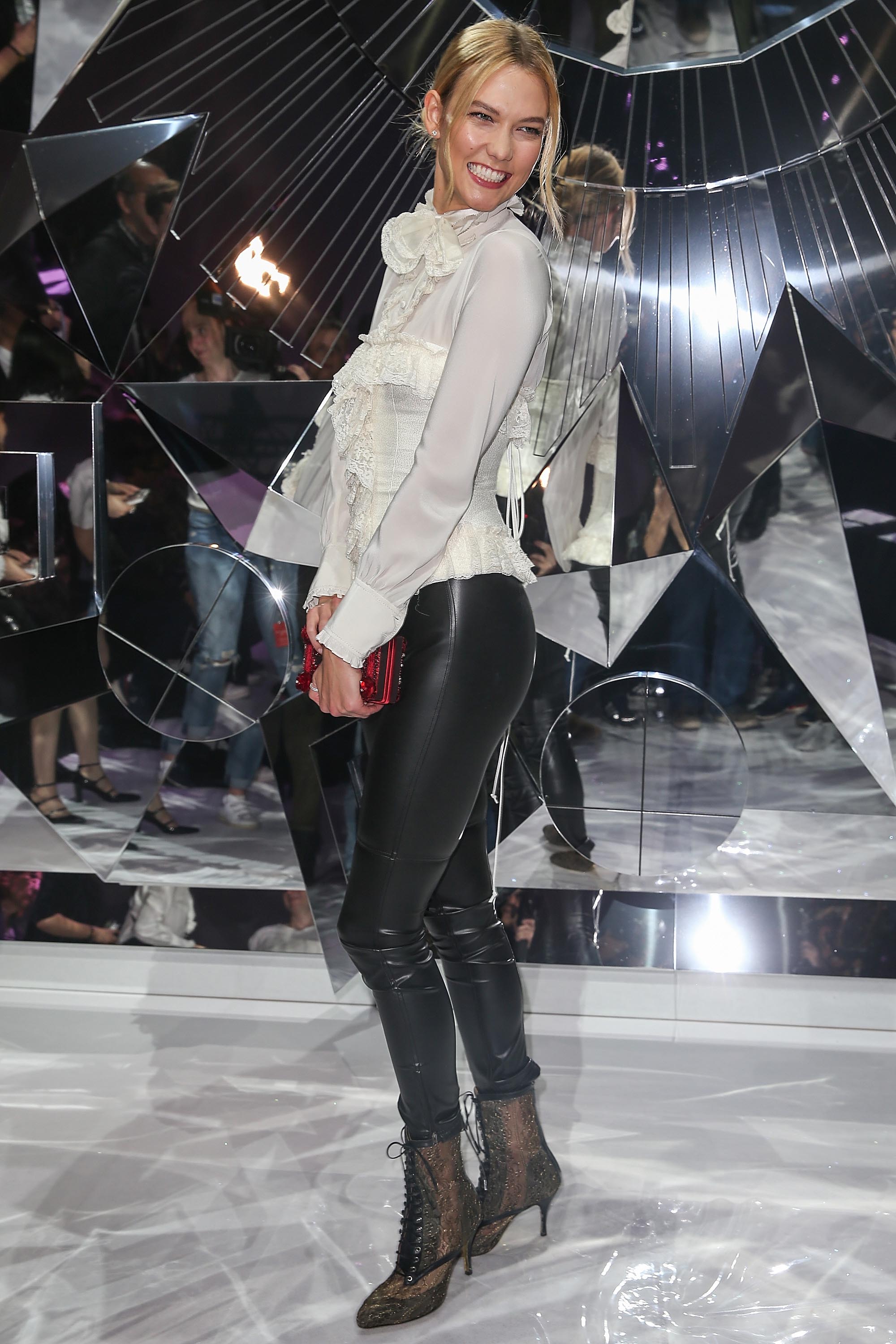 Karlie Kloss attends the Shiatzy Chen show