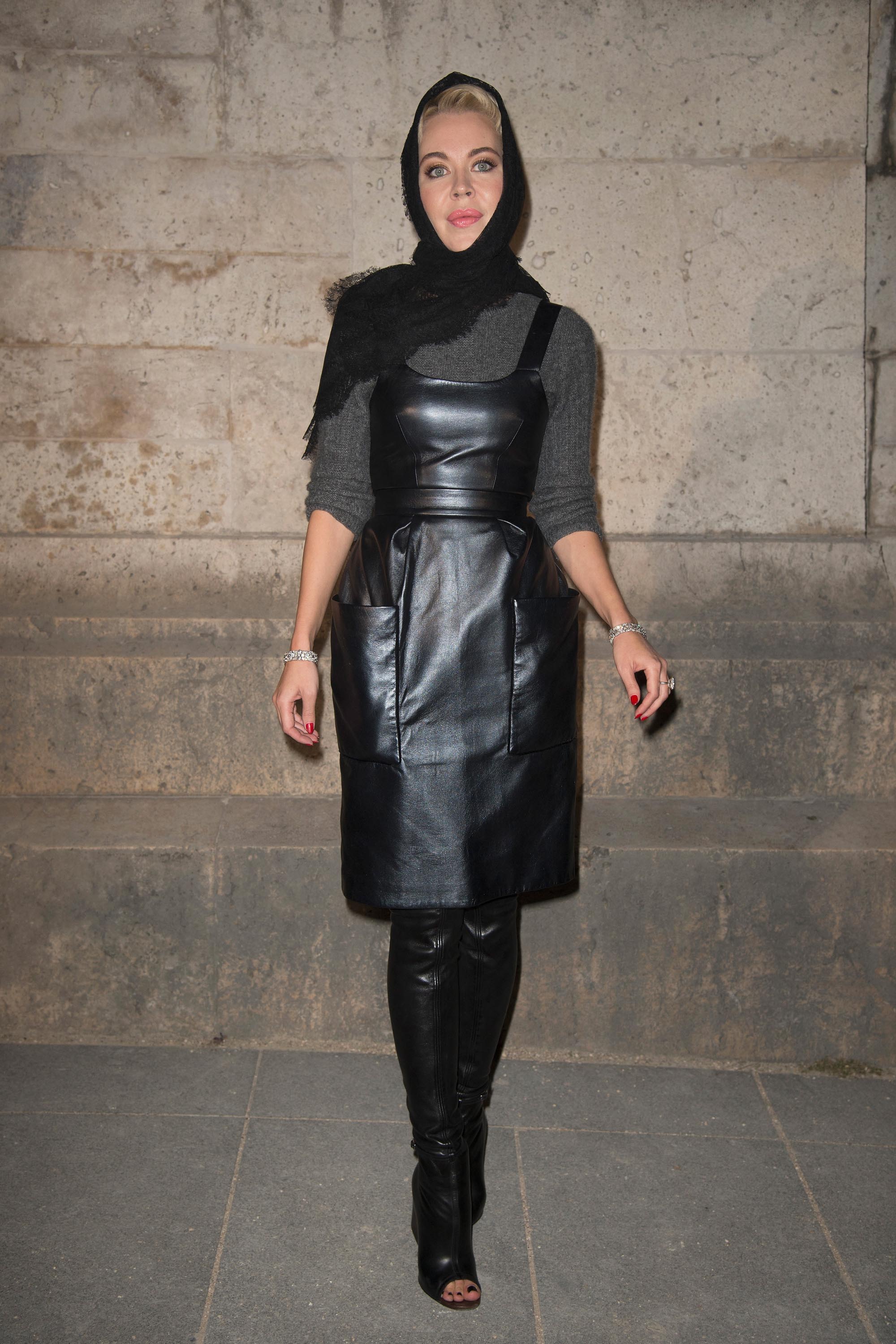 Ulyana Sergeenko attend the Givenchy show