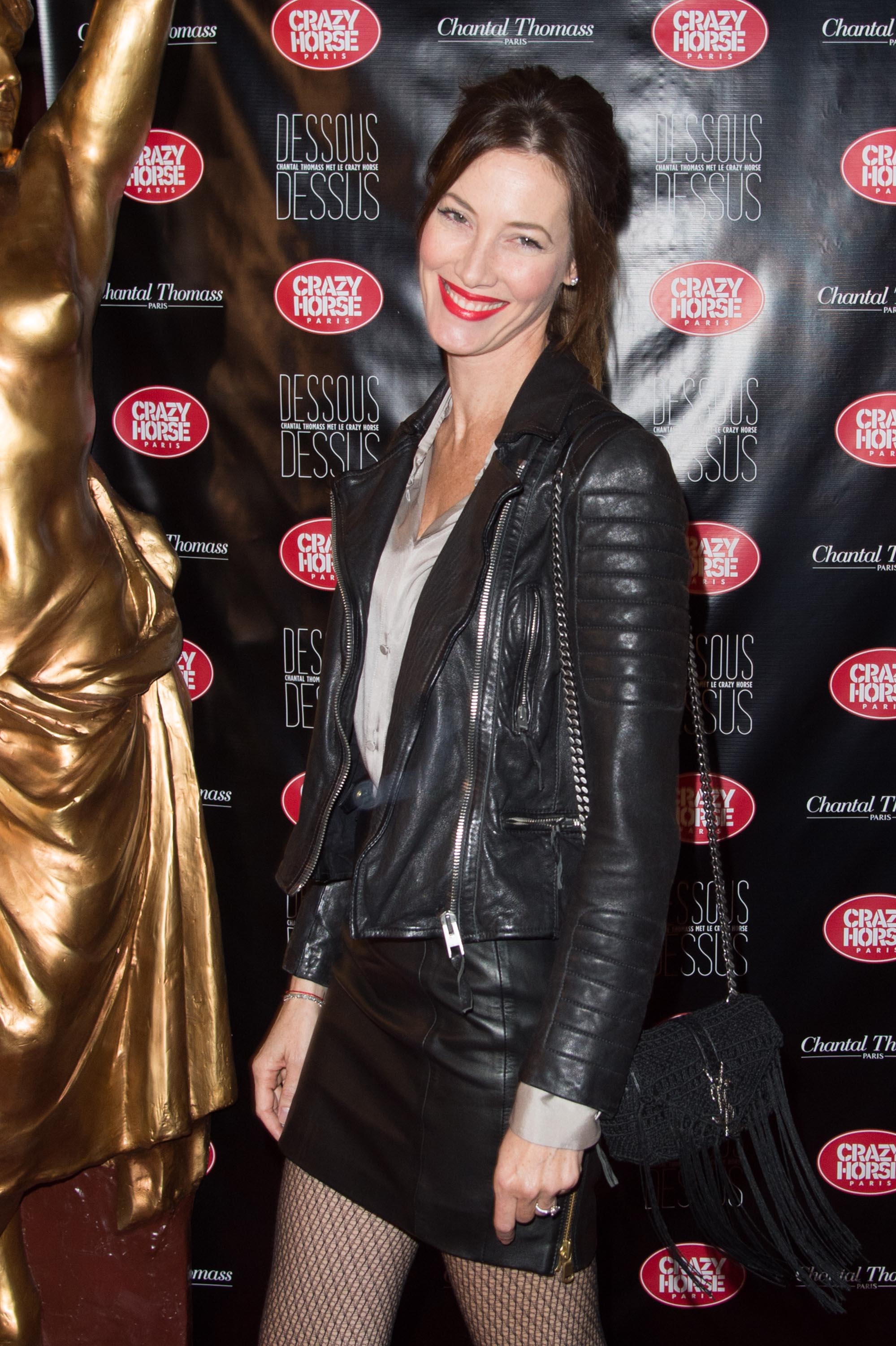 Mareva Galanter attends the Chantal Thomass Dessous Dessus show