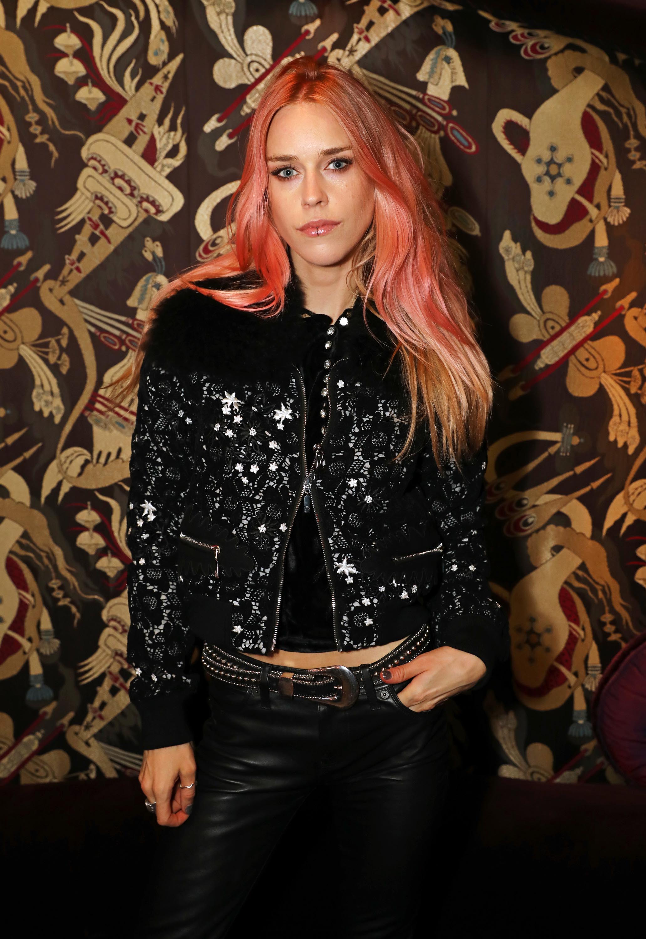 Mary Charteris attends the Moncler Freeze For Frieze Dinner Party