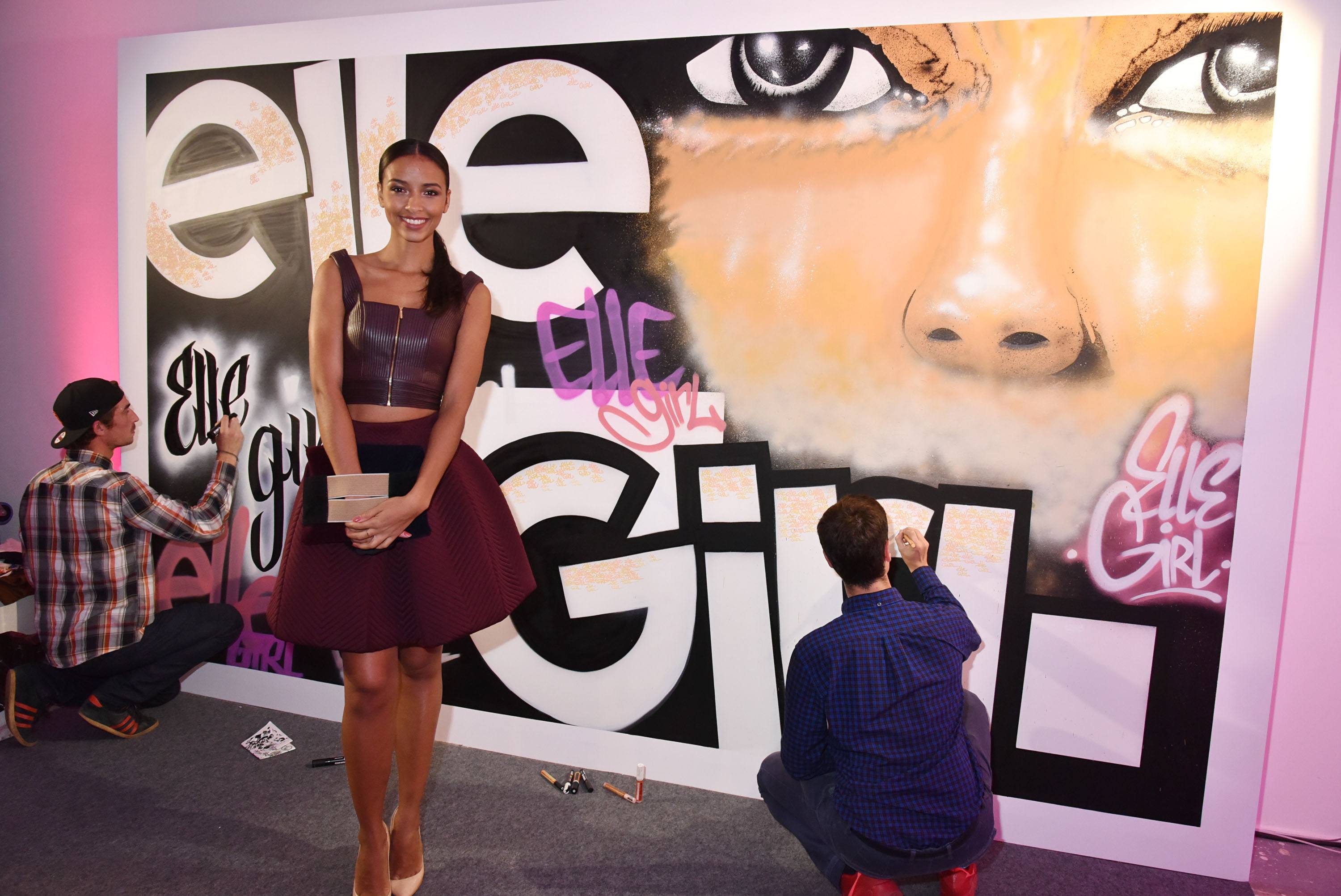 Flora Coquerel attends the Elle Girl TV Launch Party