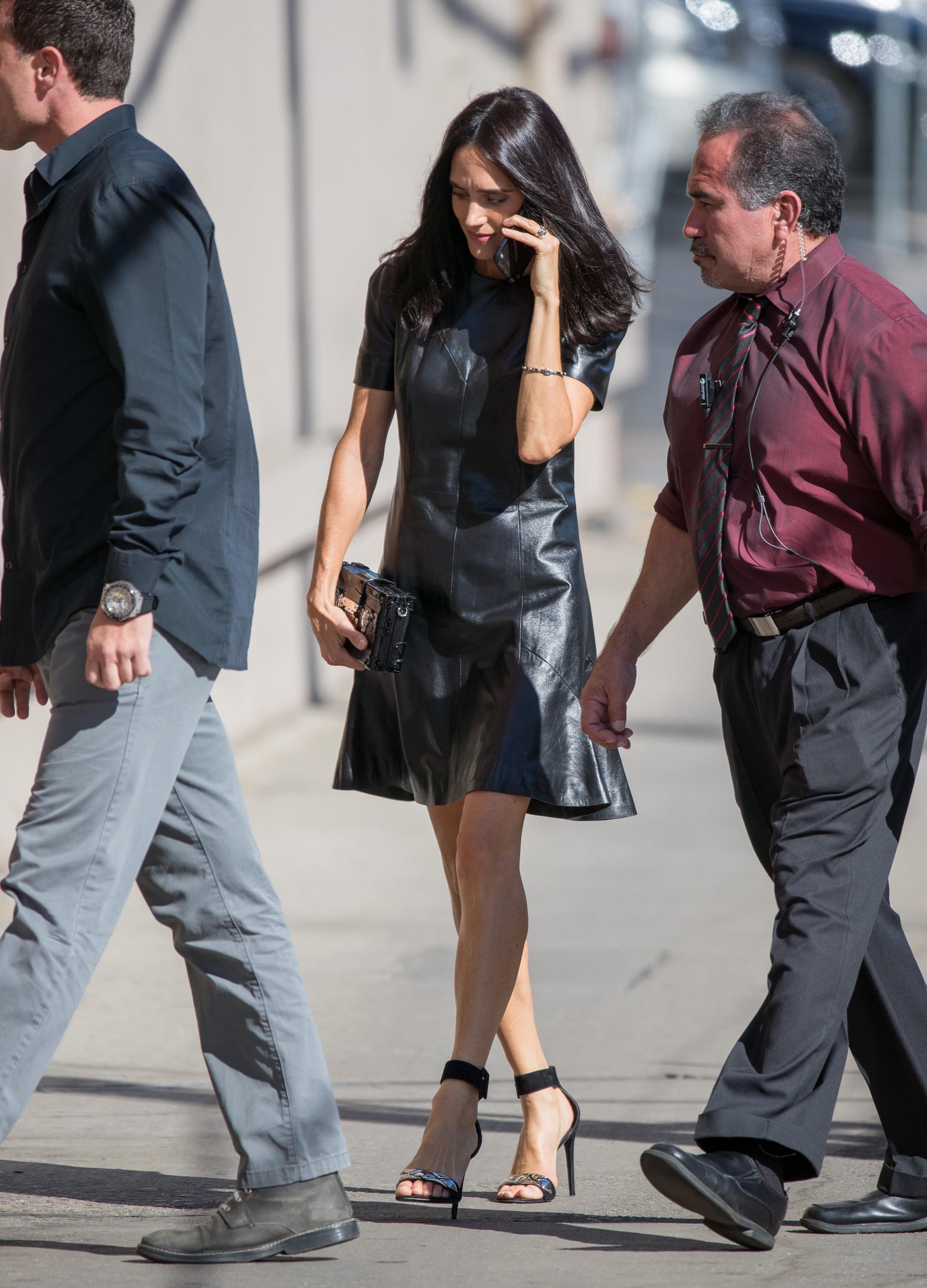 Jennifer Connelly is seen at Jimmy Kimmel Live
