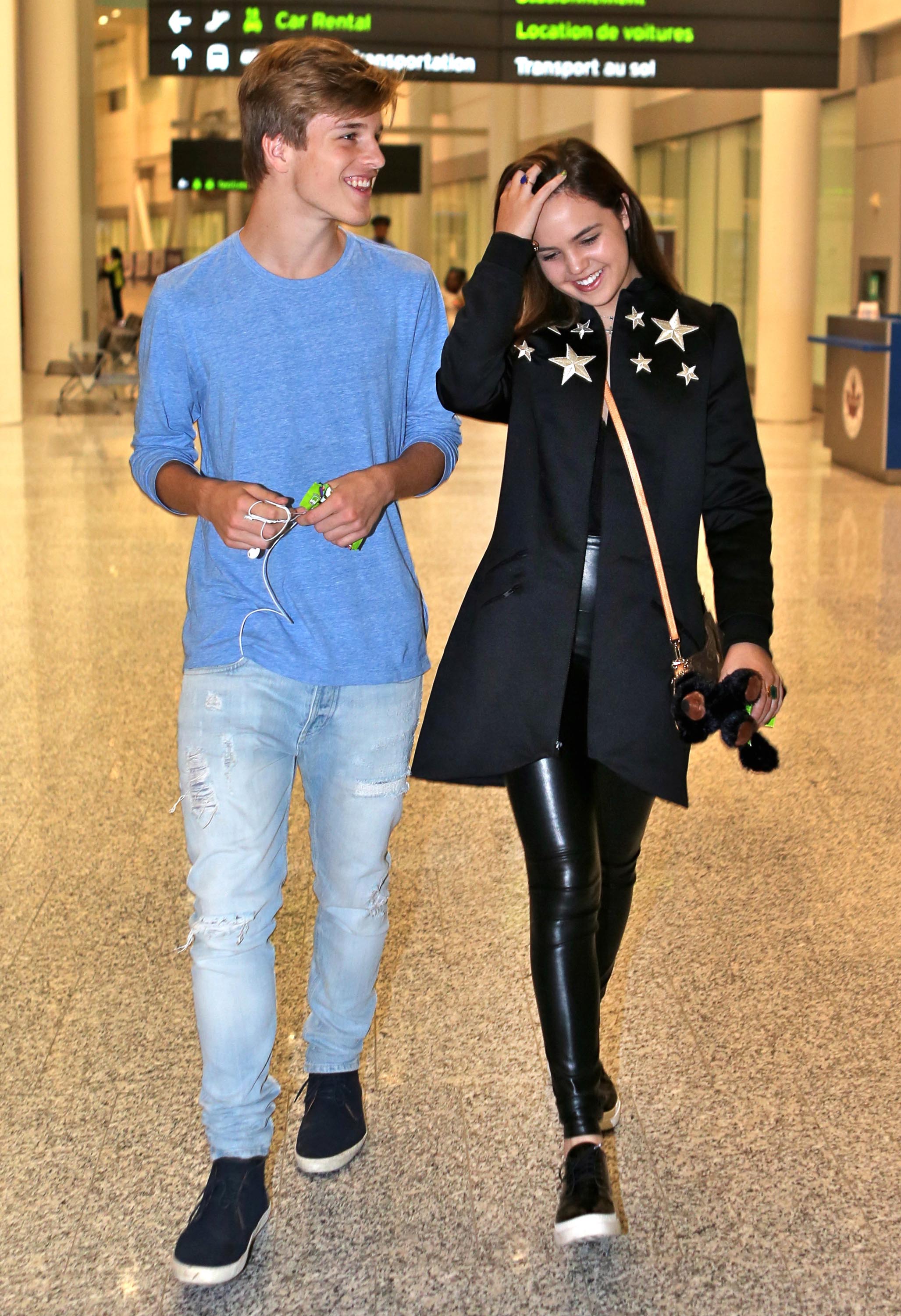 Bailee Madison at Toronto Pearson International Airport