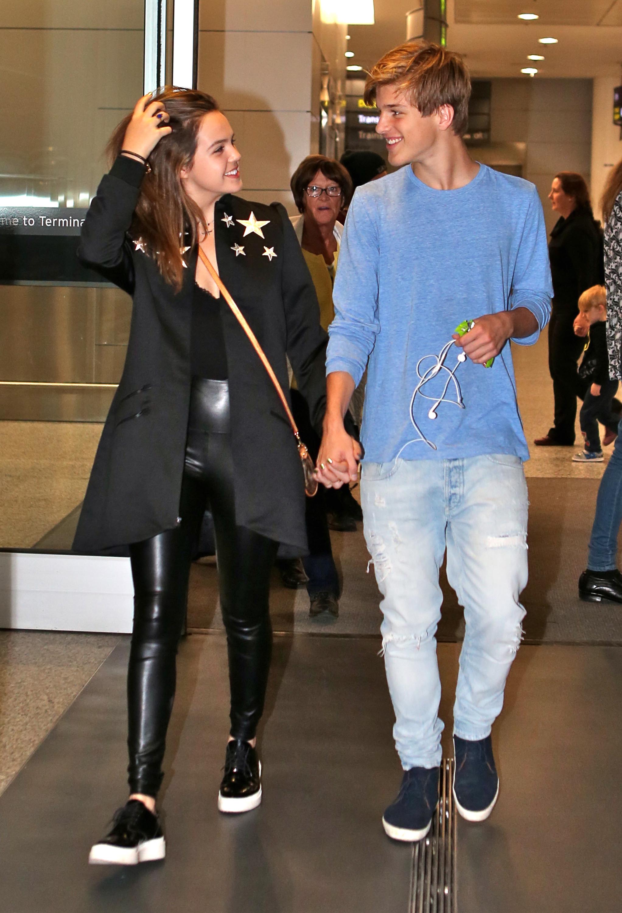 Bailee Madison at Toronto Pearson International Airport