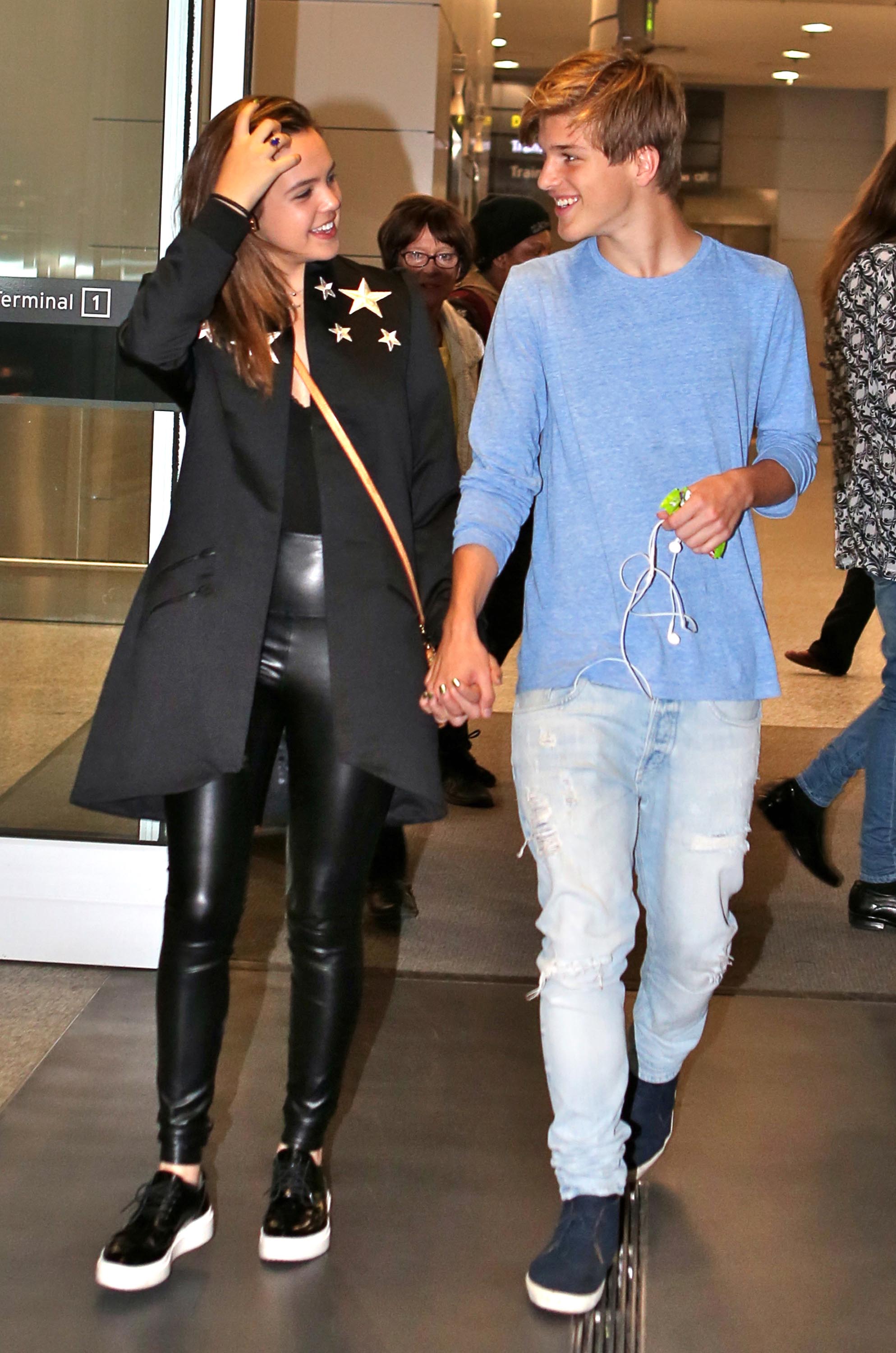 Bailee Madison at Toronto Pearson International Airport