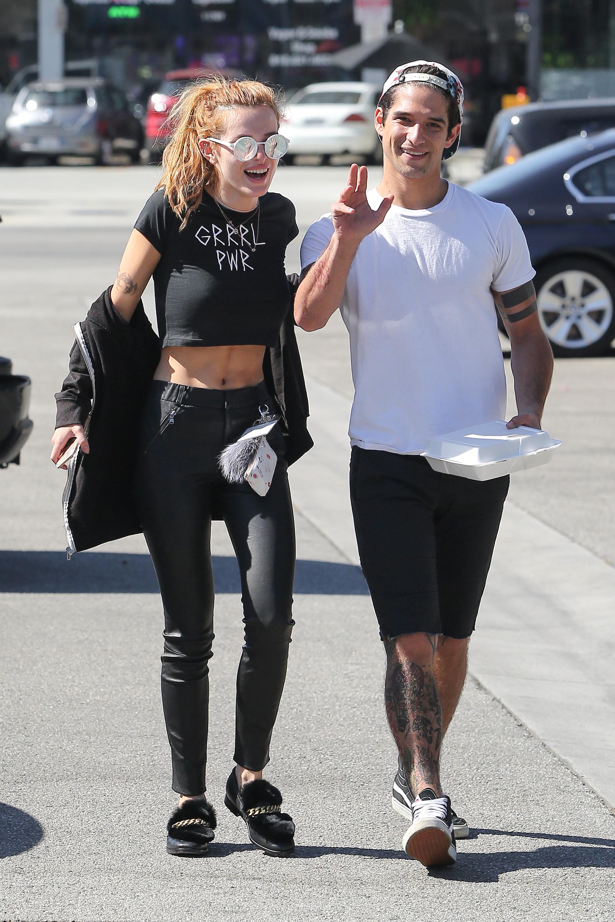 Bella Thorne out for lunch in Studio City