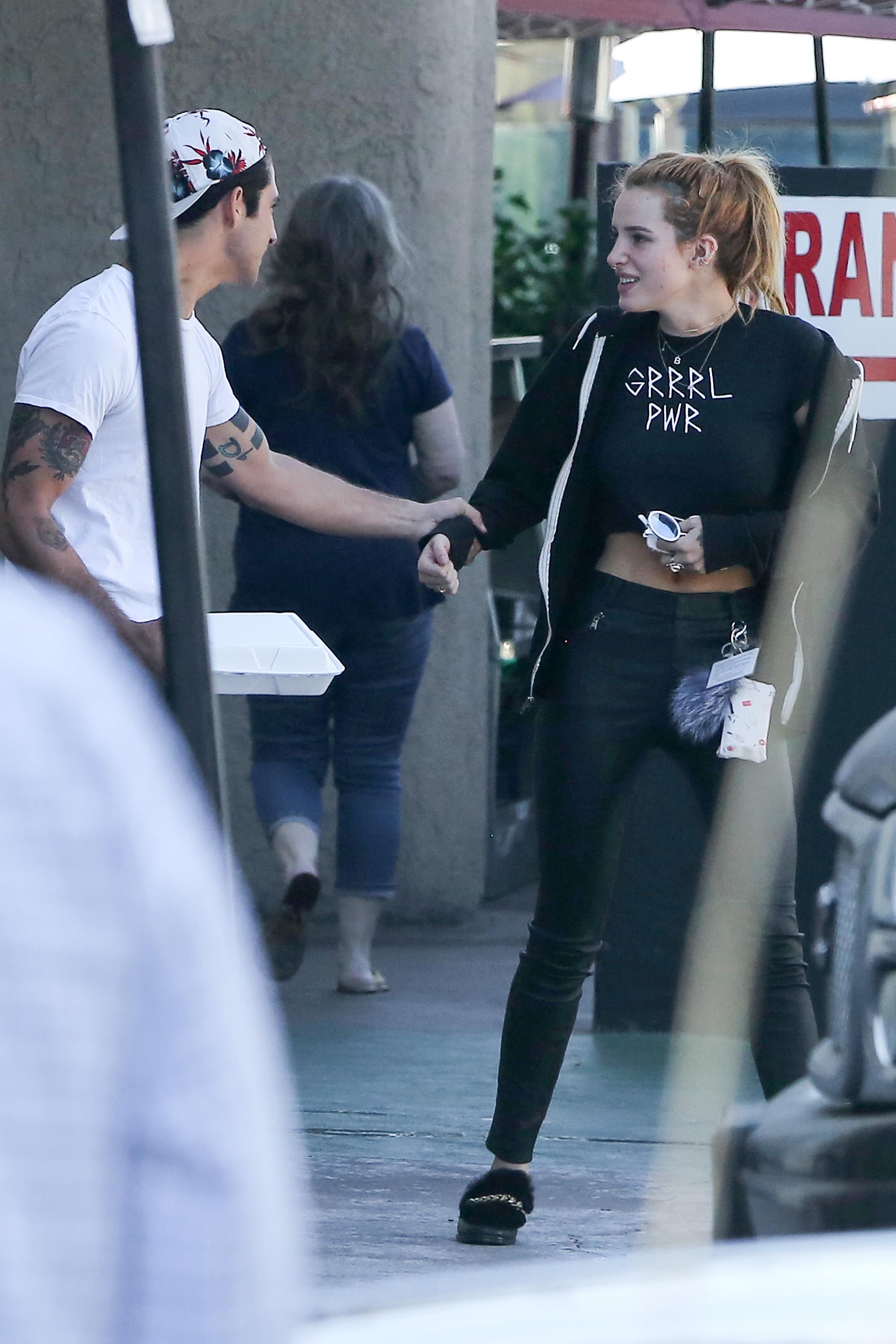 Bella Thorne out for lunch in Studio City