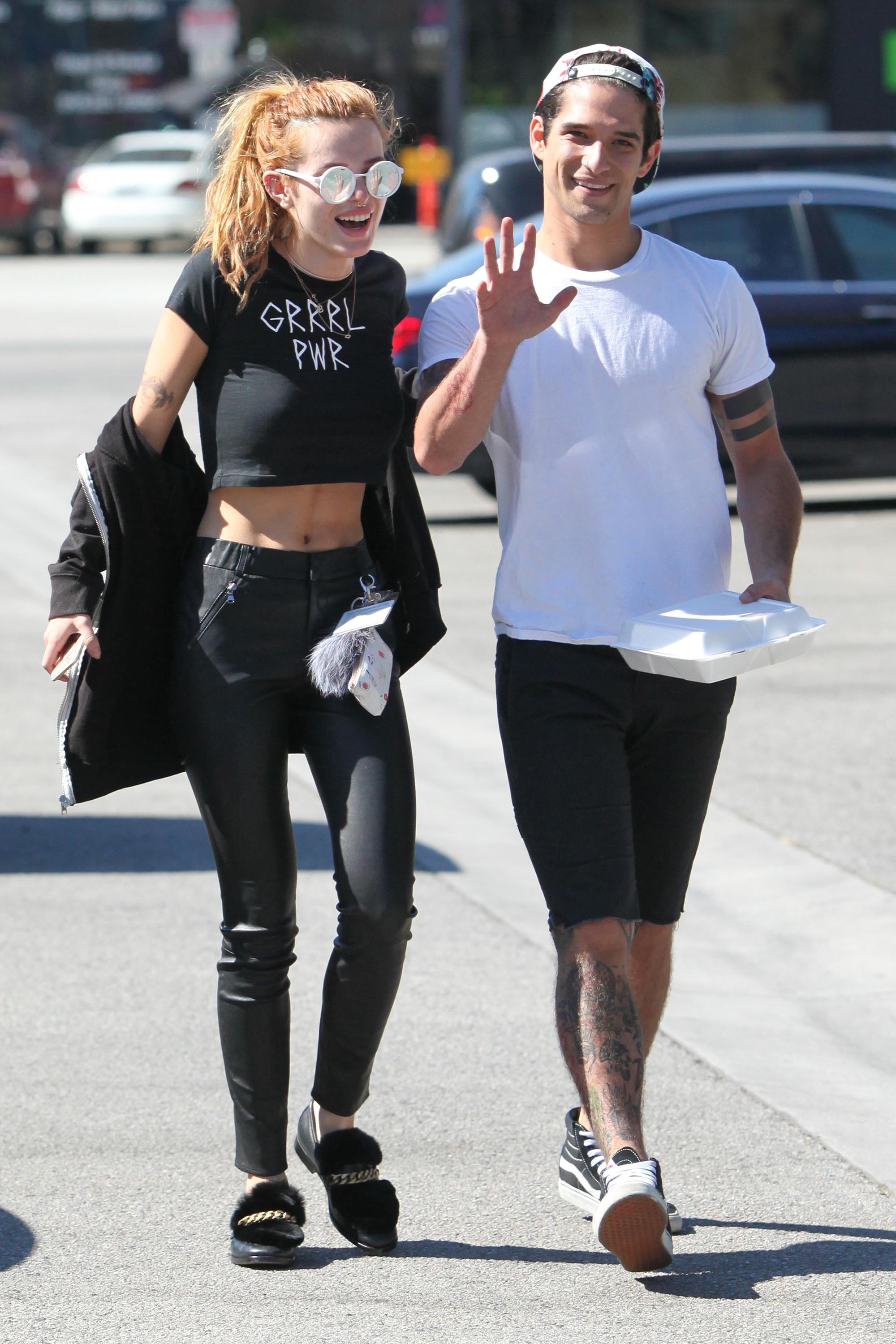 Bella Thorne out for lunch in Studio City