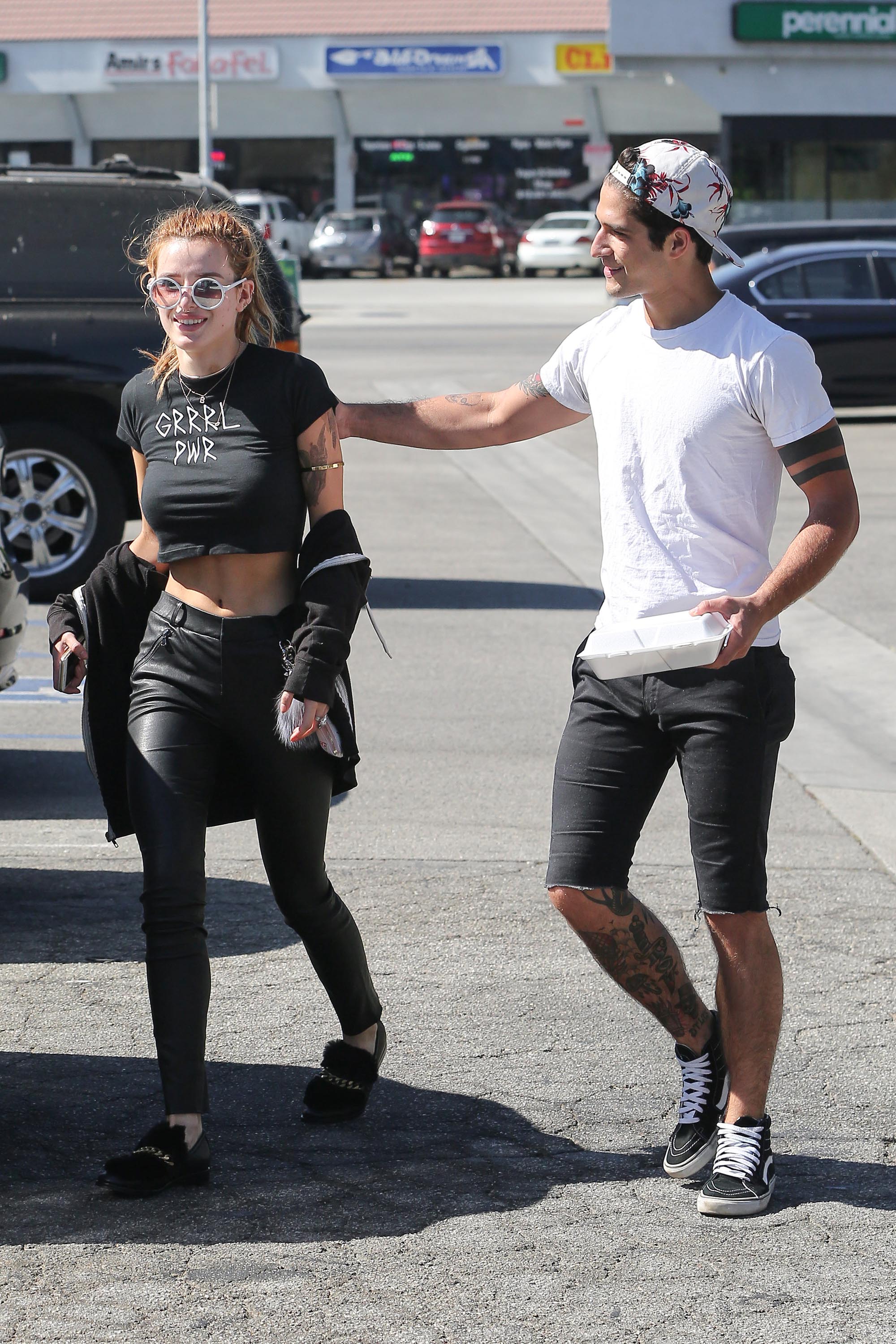 Bella Thorne out for lunch in Studio City