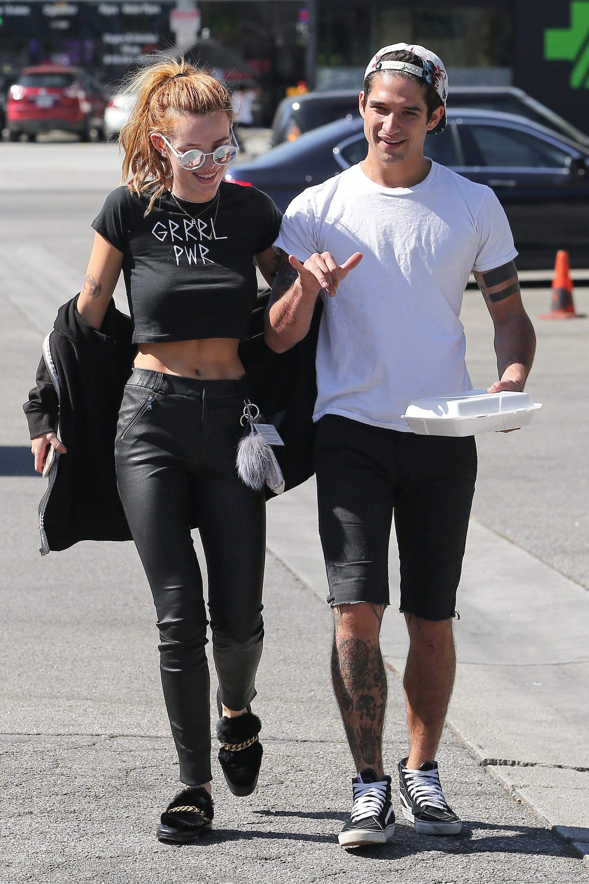 Bella Thorne out for lunch in Studio City