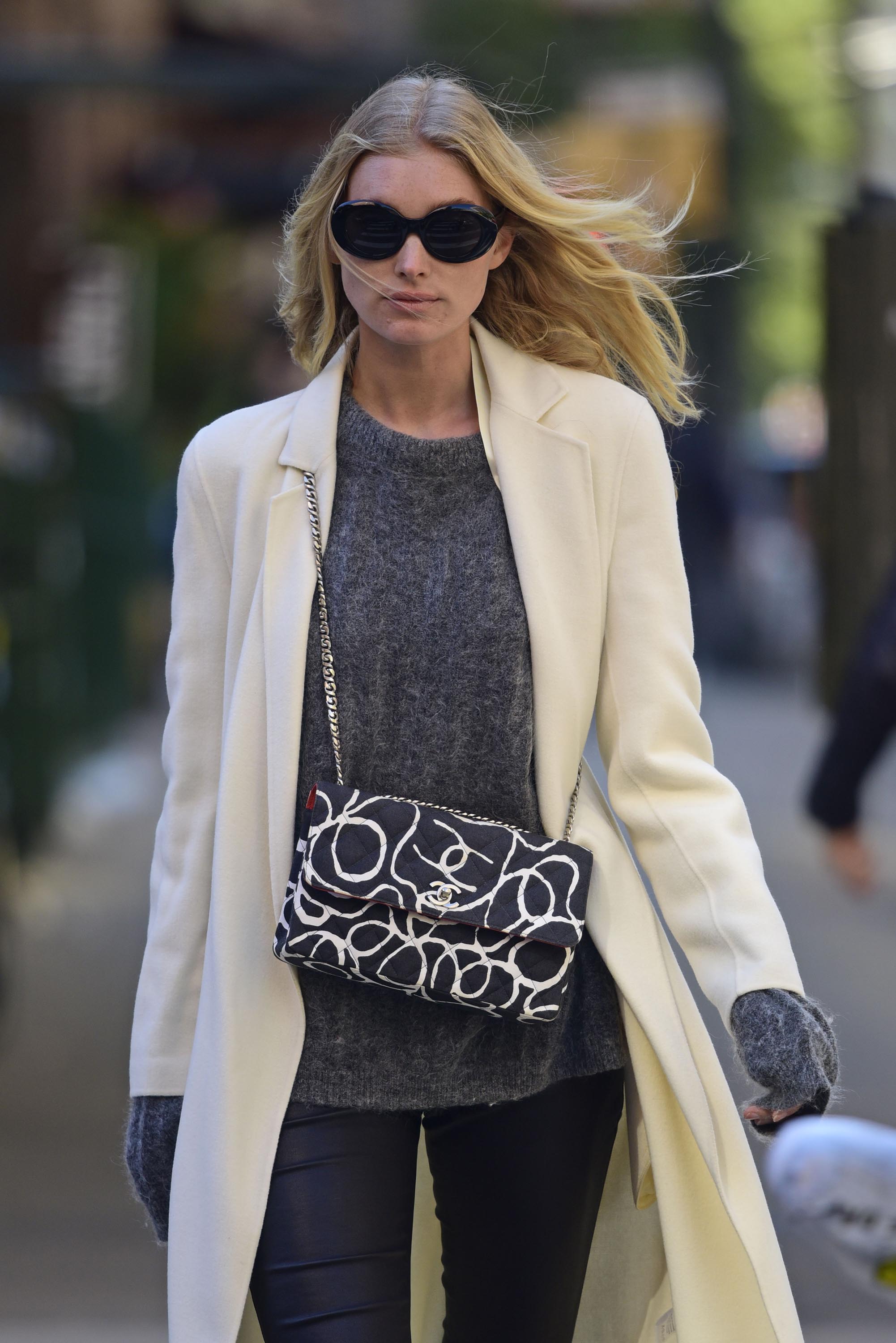 Elsa Hosk out in NYC