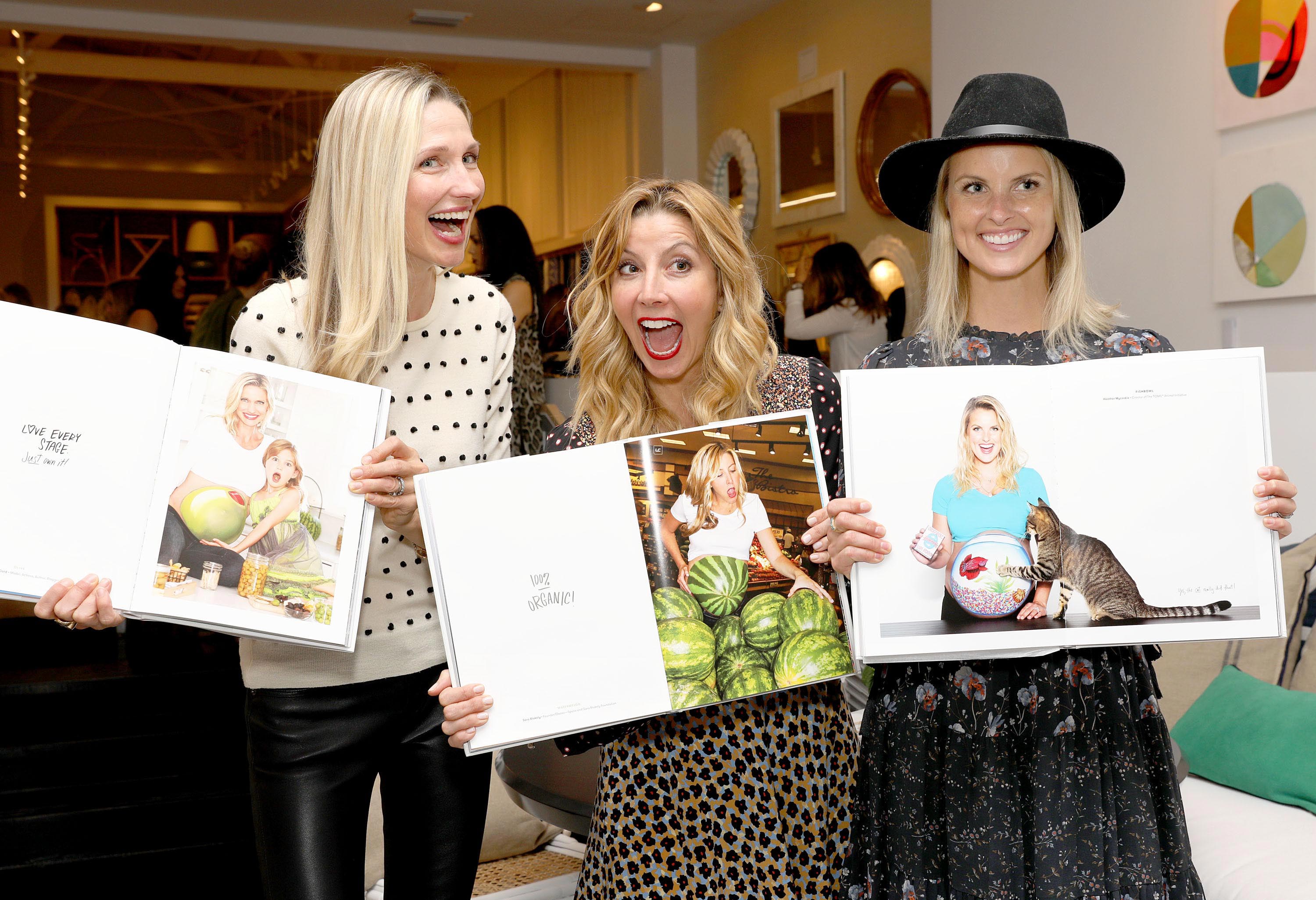 Catherine McCord attends launch of The Belly Art Project Benefiting Every Mother Counts