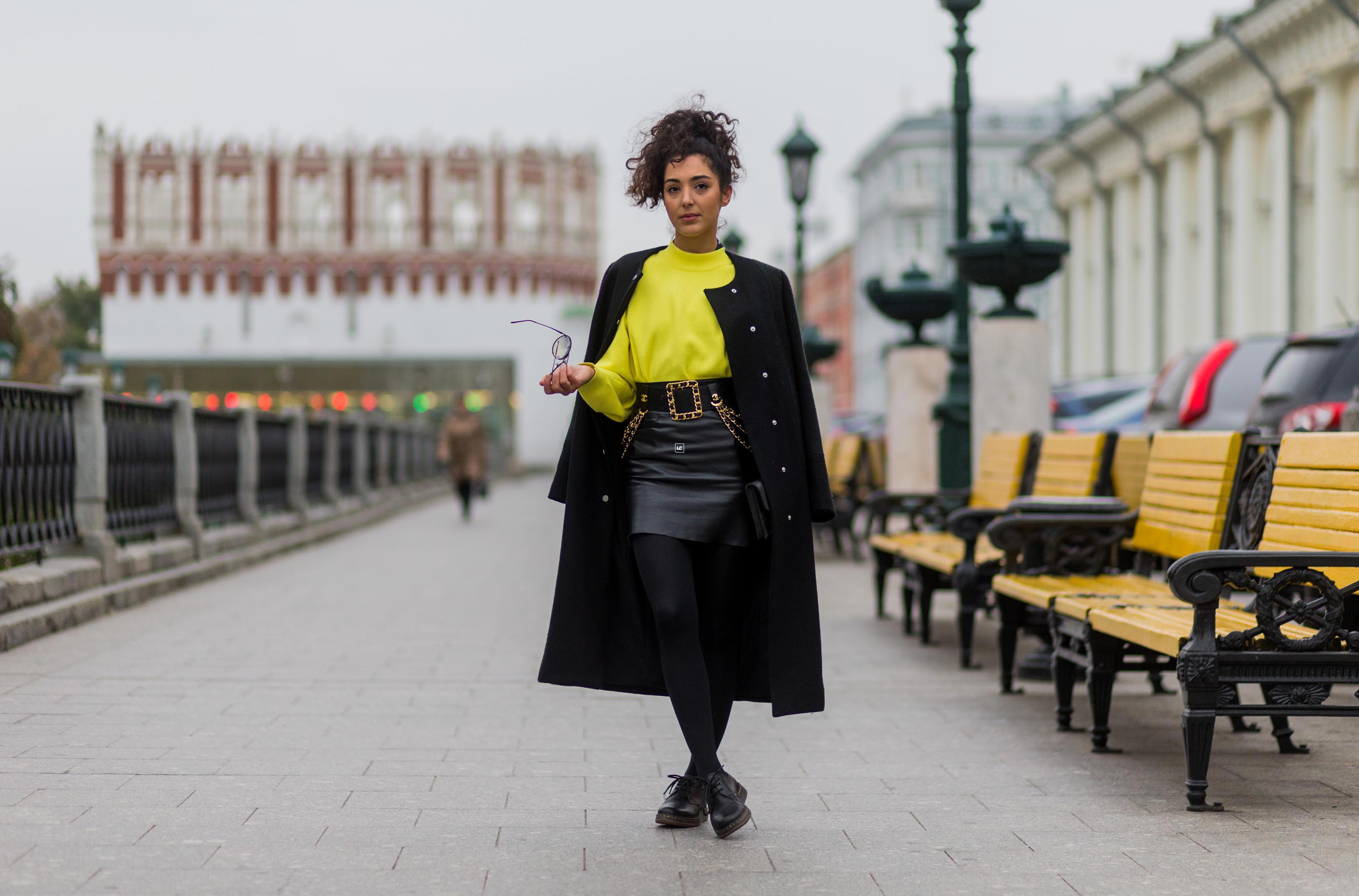 Sara-Joleen Kaveh Moghaddam at Mercedes-Benz Fashion Week Russia