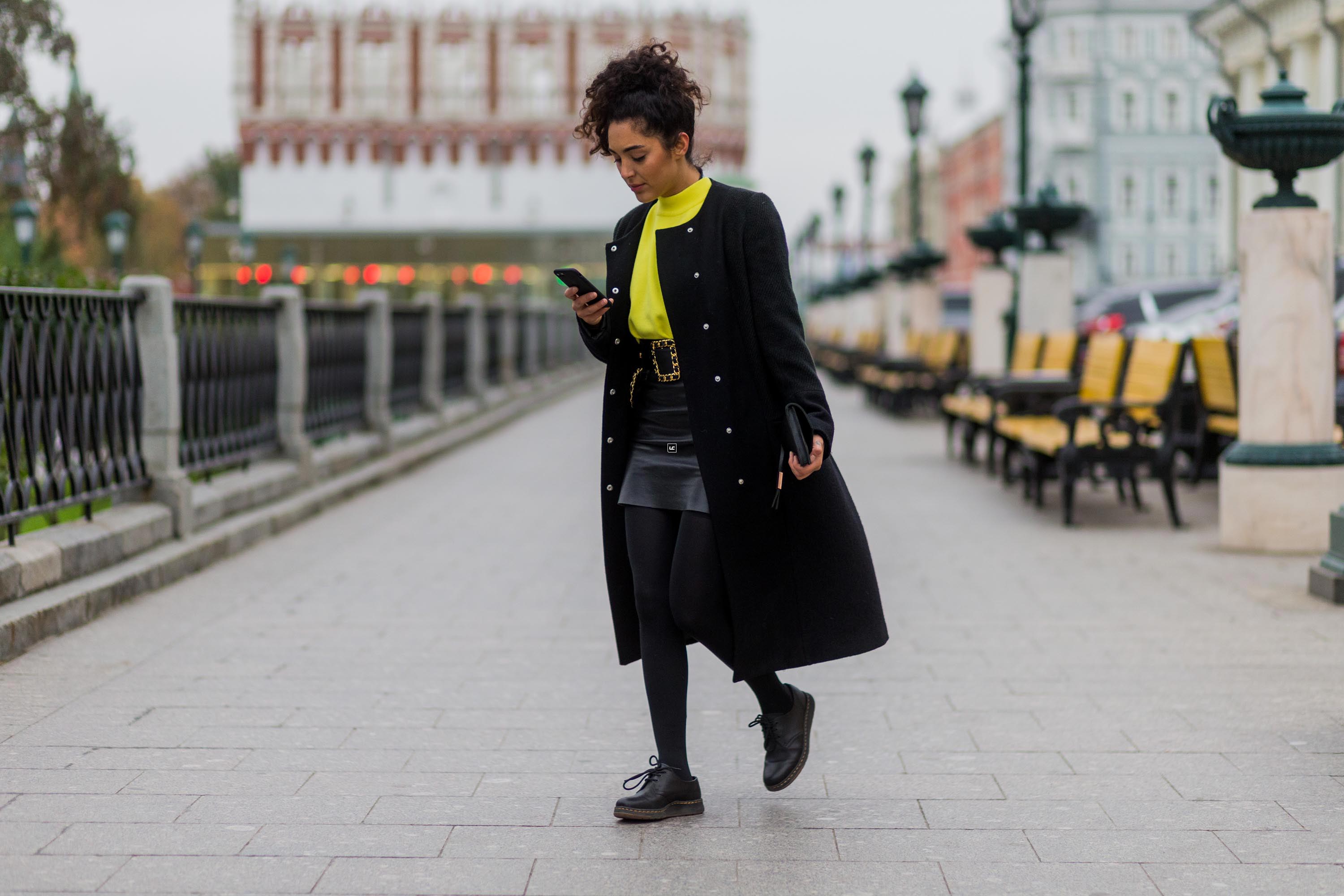 Sara-Joleen Kaveh Moghaddam at Mercedes-Benz Fashion Week Russia