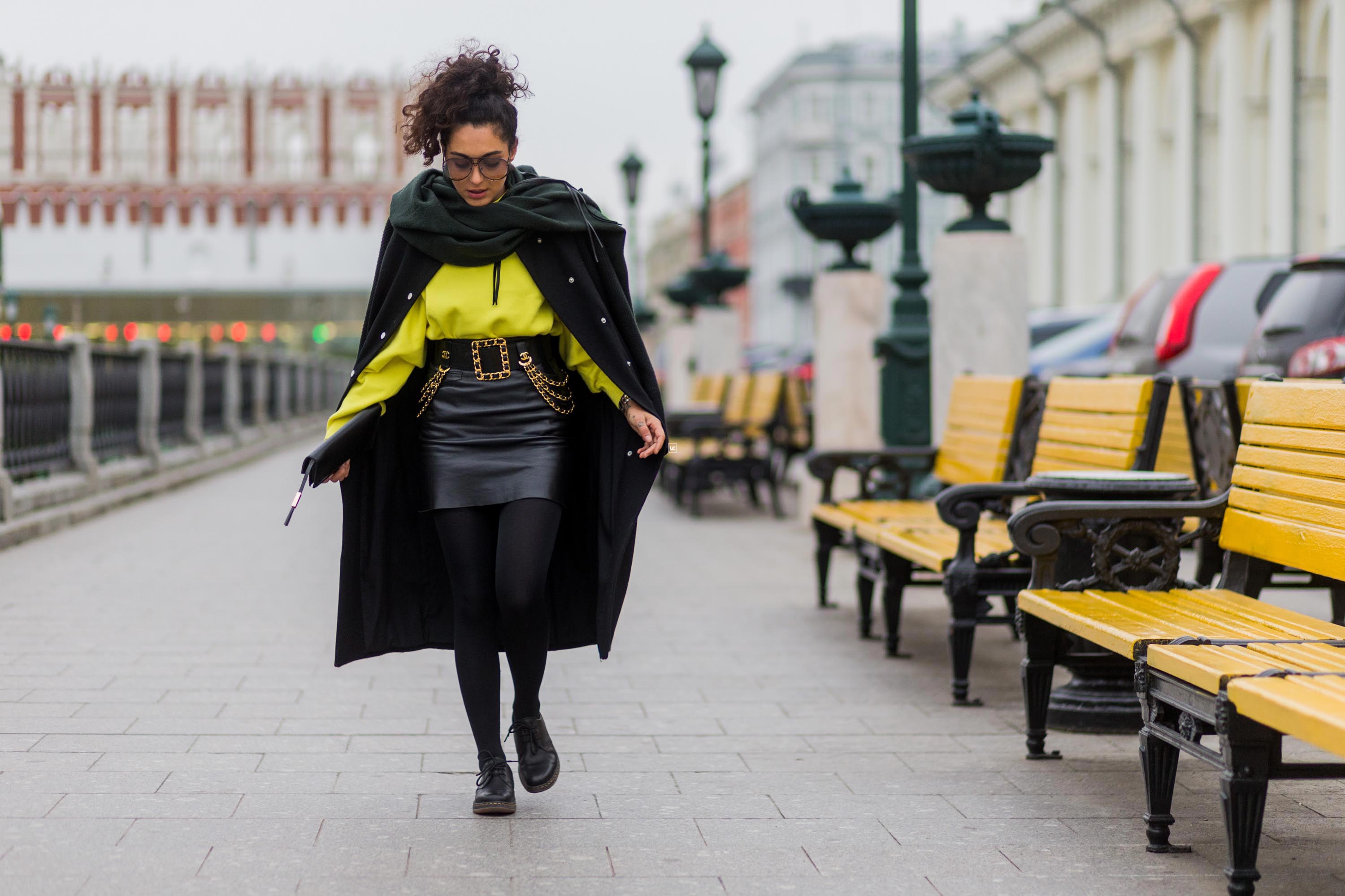 Sara-Joleen Kaveh Moghaddam at Mercedes-Benz Fashion Week Russia