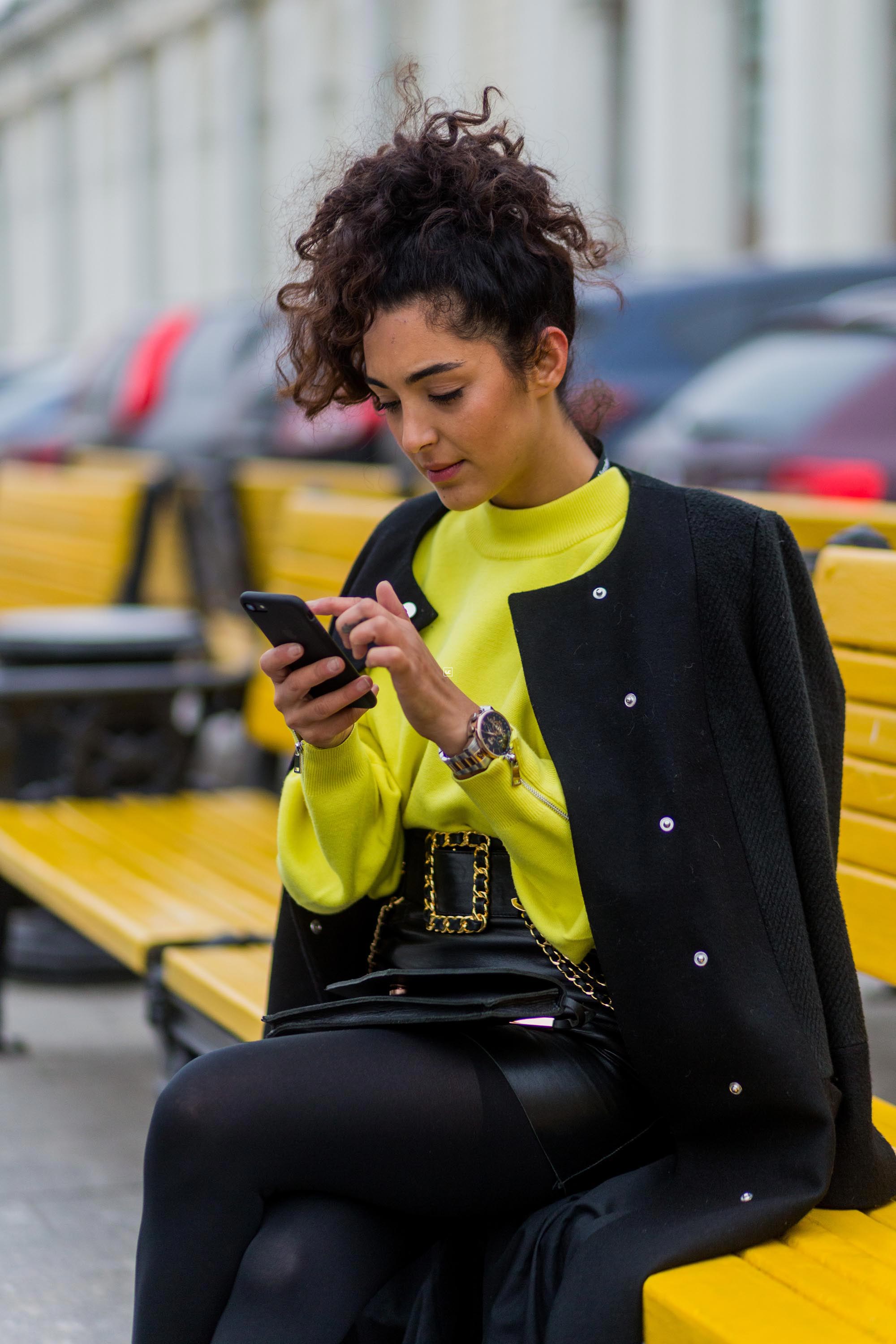 Sara-Joleen Kaveh Moghaddam at Mercedes-Benz Fashion Week Russia