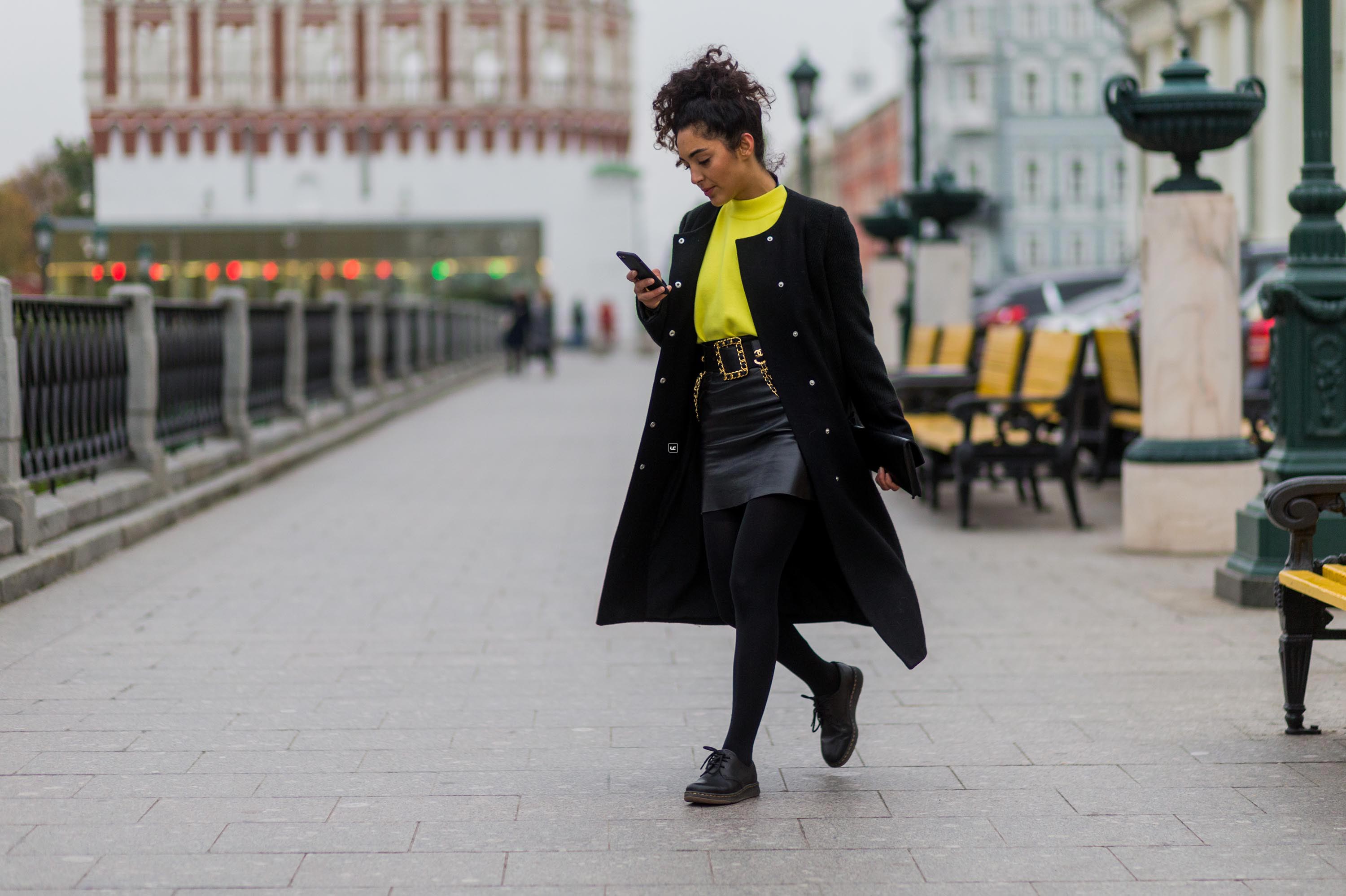 Sara-Joleen Kaveh Moghaddam at Mercedes-Benz Fashion Week Russia