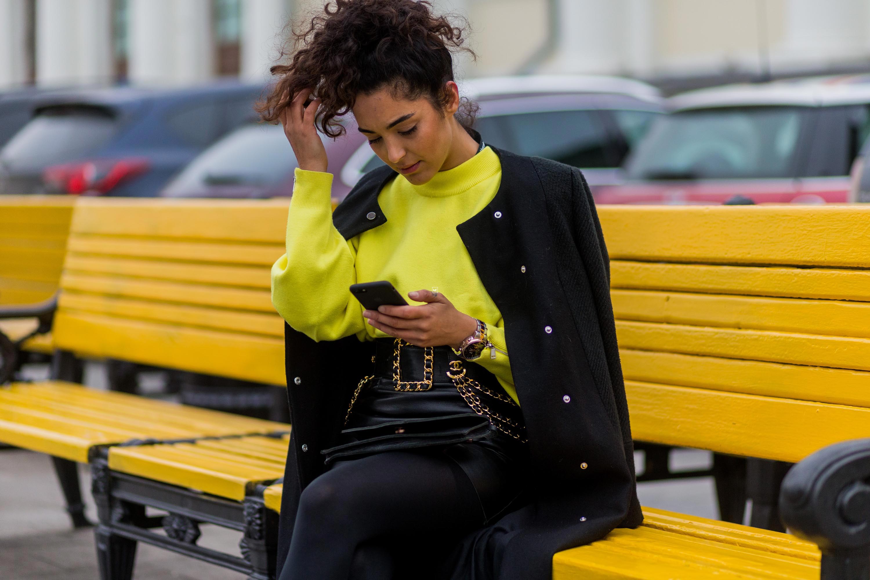 Sara-Joleen Kaveh Moghaddam at Mercedes-Benz Fashion Week Russia