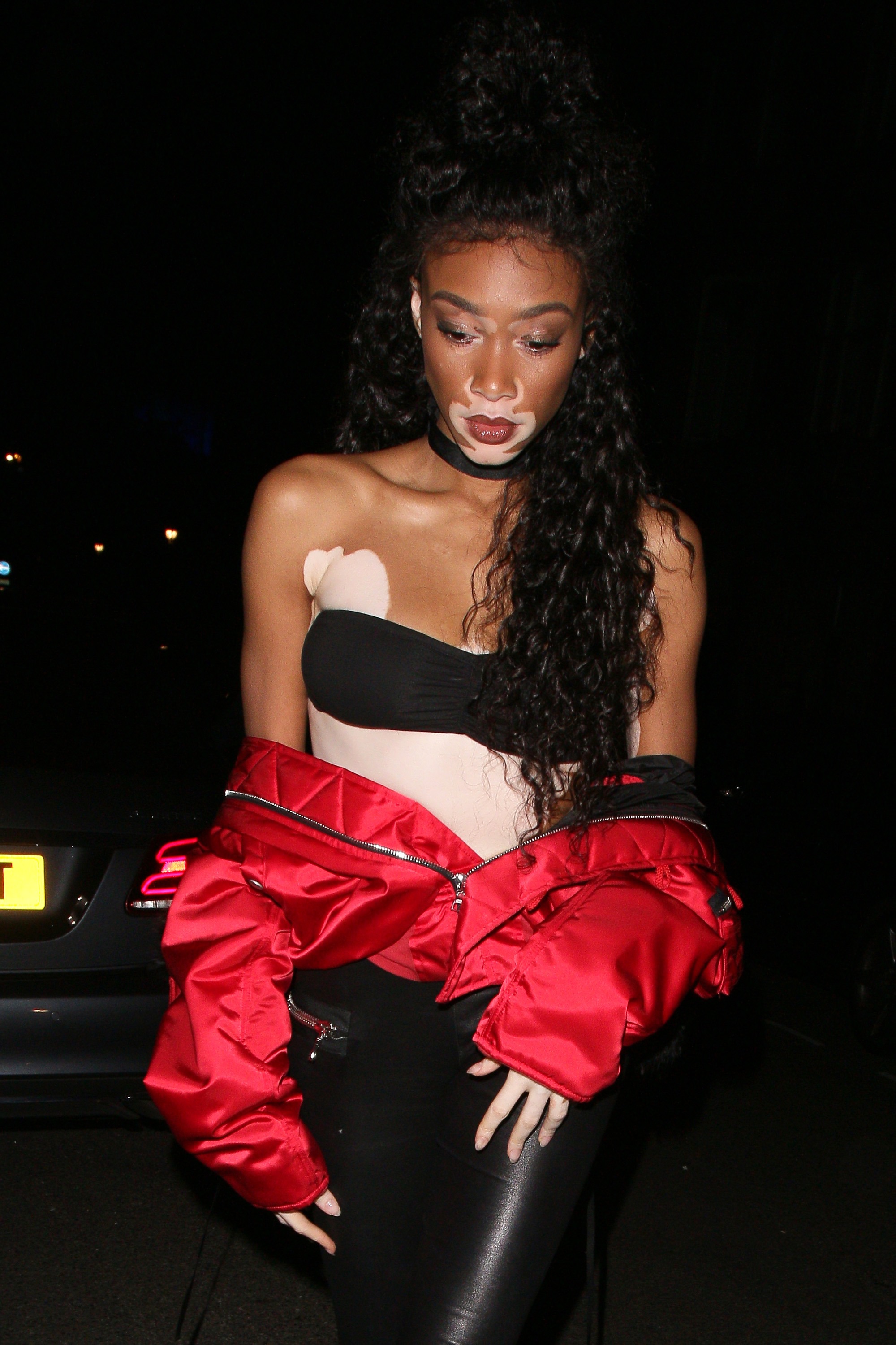 Winnie Harlow attends Dazed magazine’s 25th birthday party