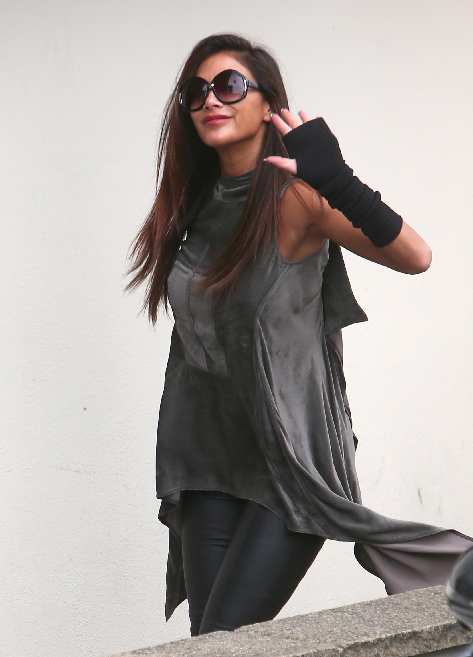 Nicole Scherzinger at Fountain studios