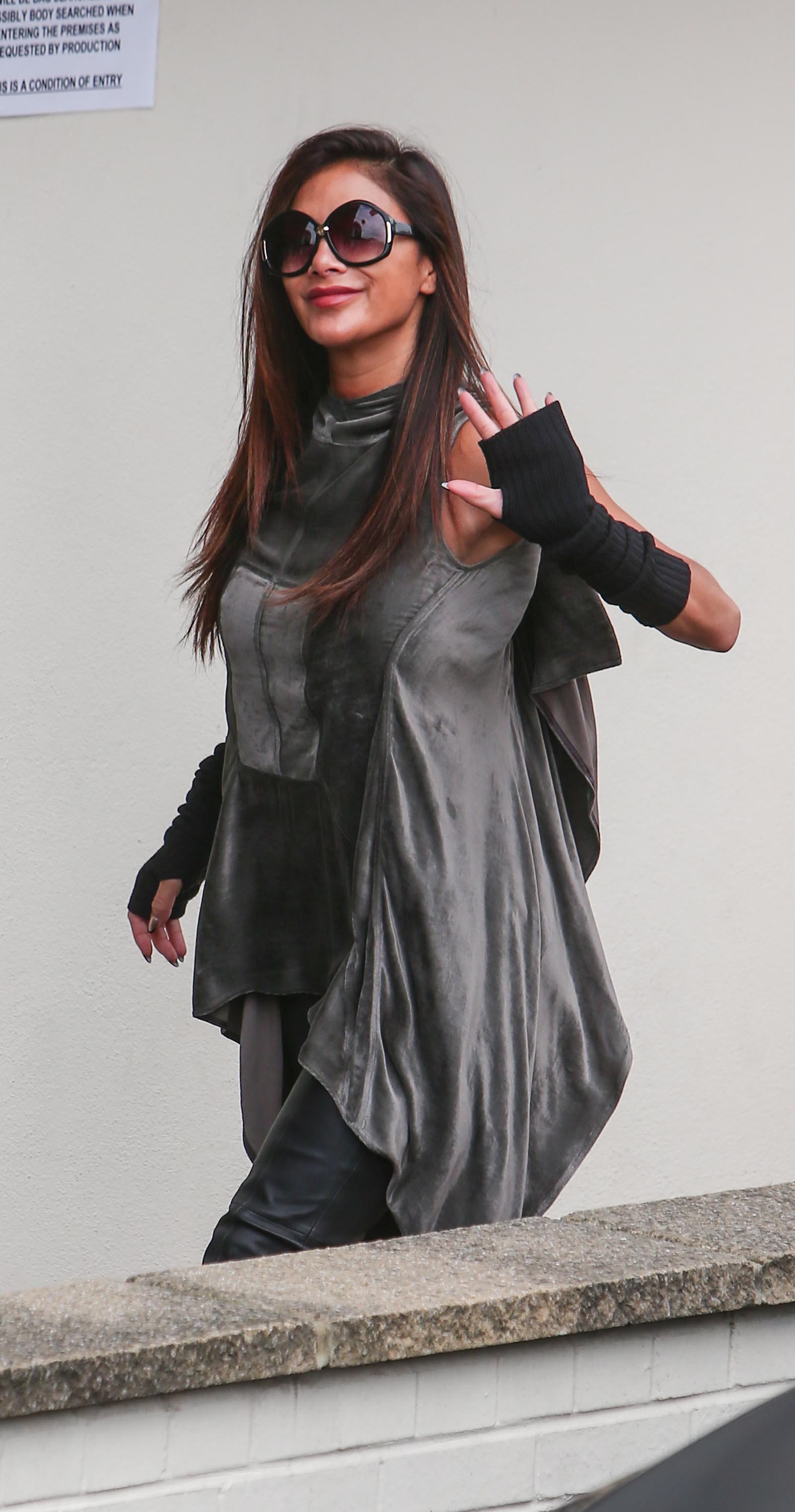 Nicole Scherzinger at Fountain studios