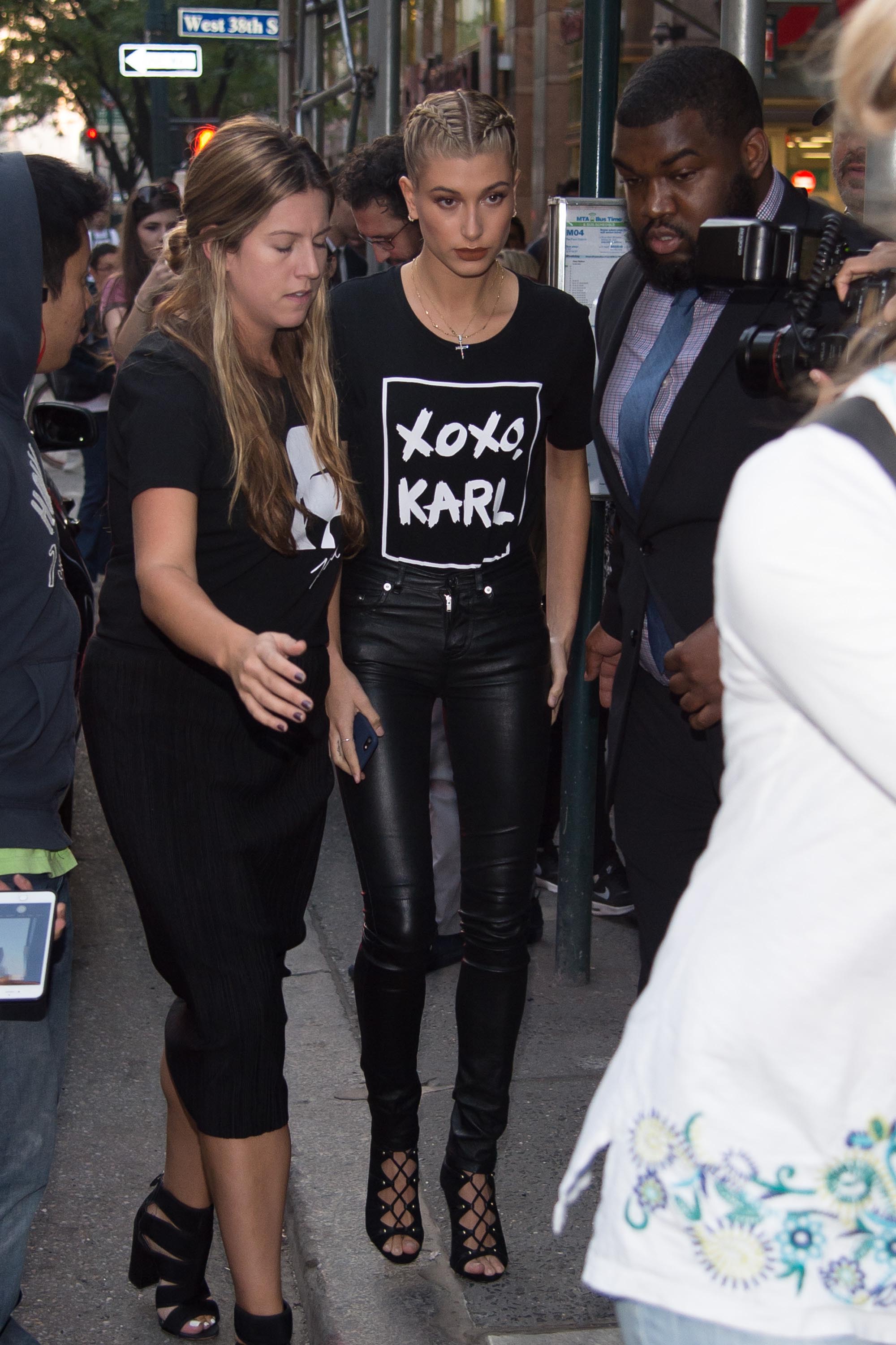 Hailey Baldwin seen out in New York City