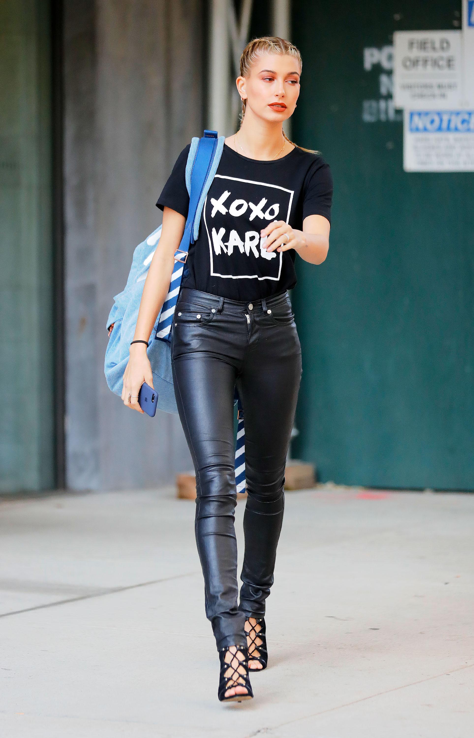 Hailey Baldwin seen out in New York City