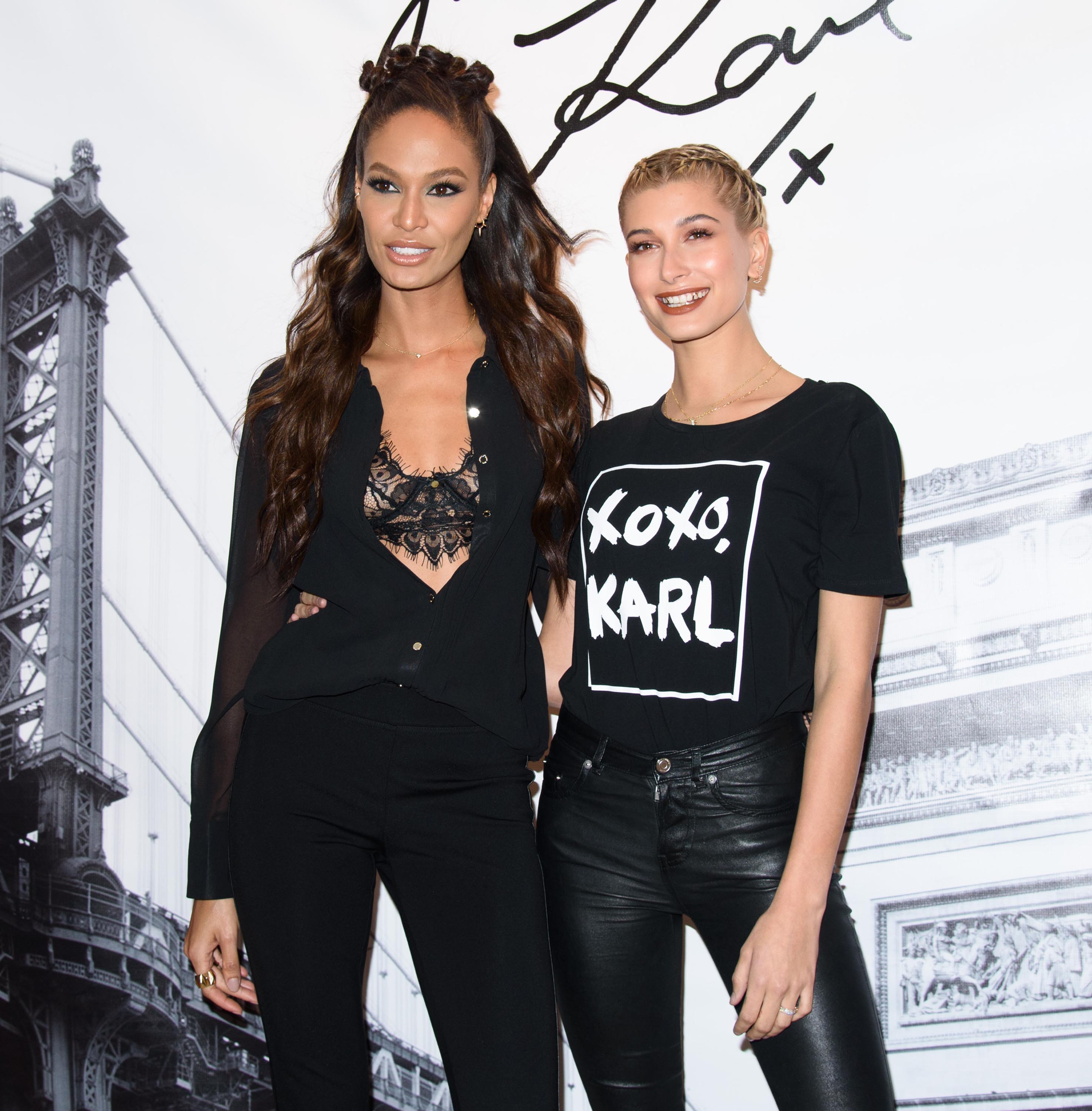 Hailey Baldwin attends Karl Lagerfeld Paris x ELLE Event