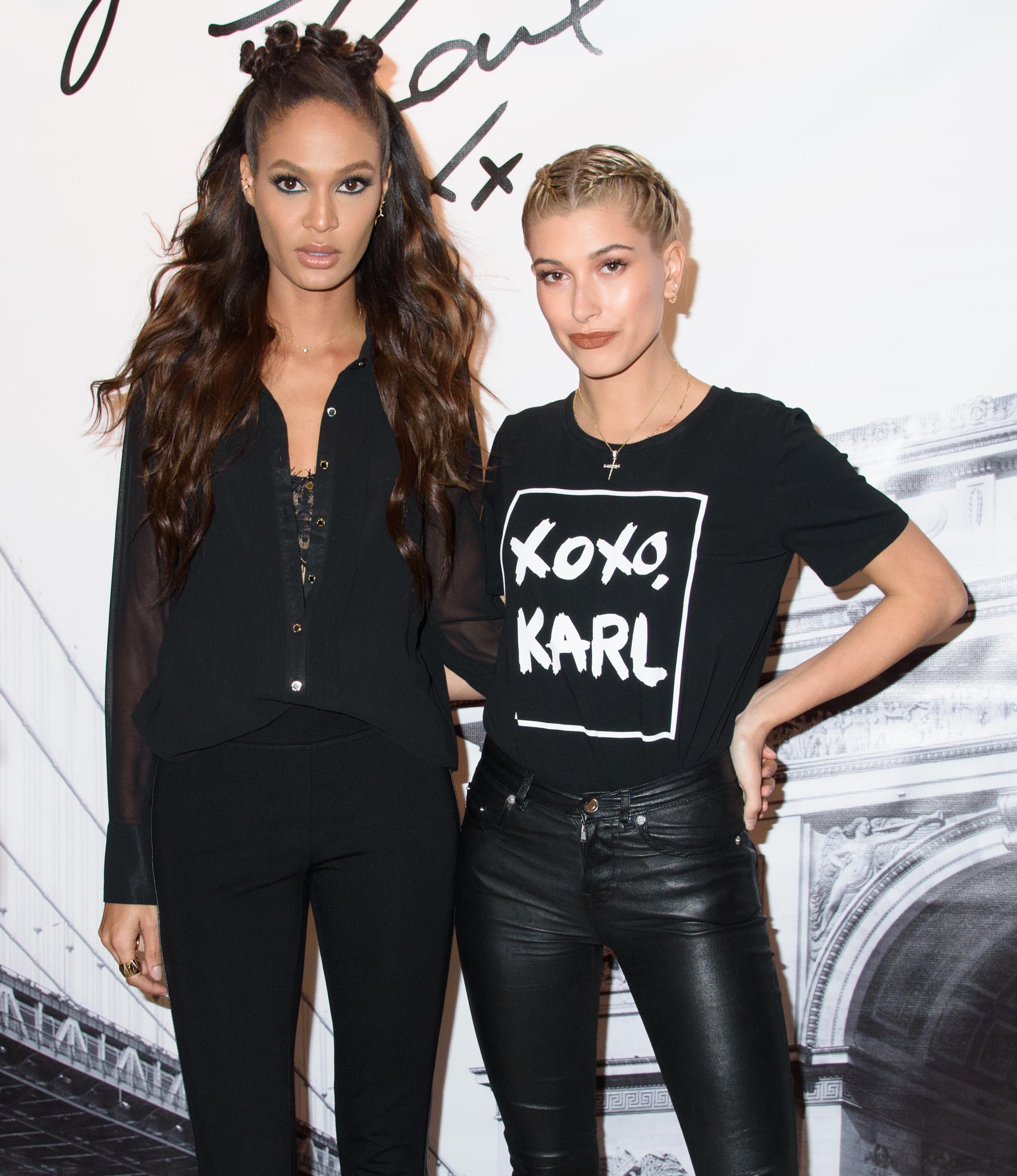 Hailey Baldwin attends Karl Lagerfeld Paris x ELLE Event