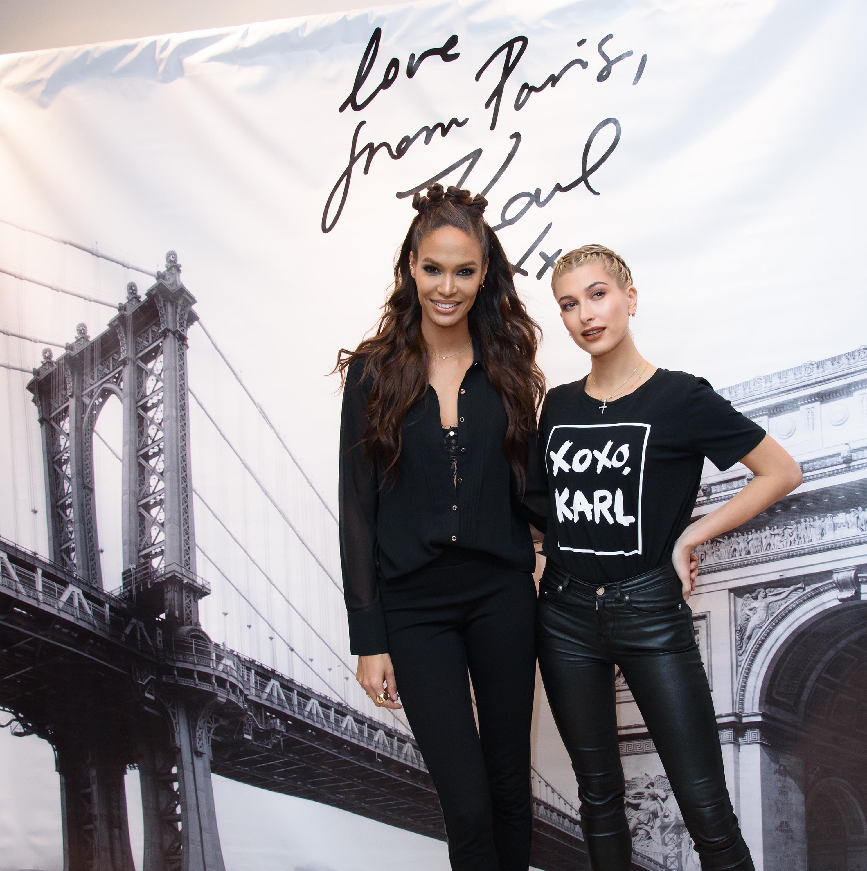 Hailey Baldwin attends Karl Lagerfeld Paris x ELLE Event